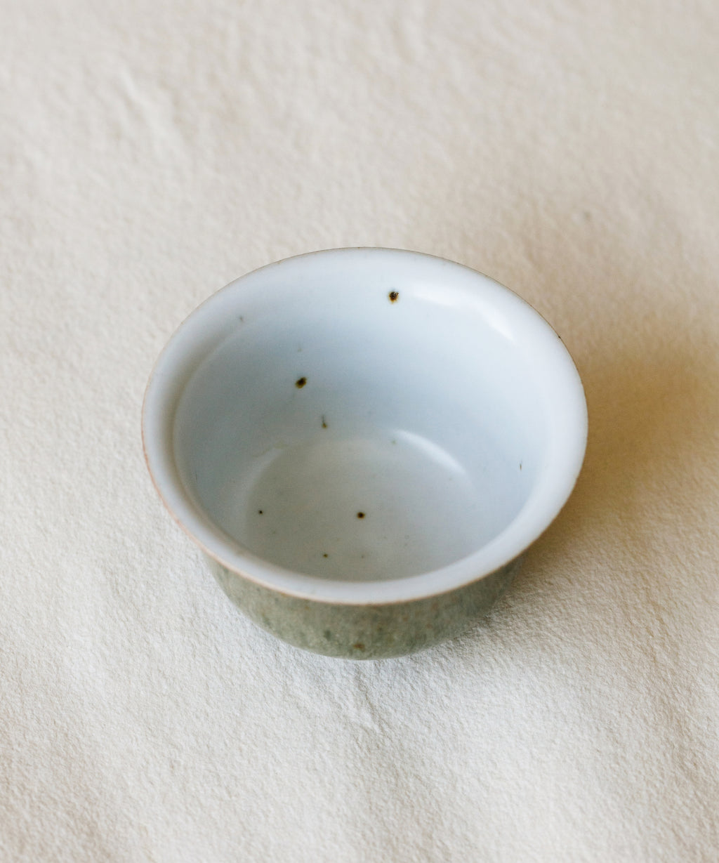 Small Purple Rain Gaiwan detail, purple rain glaze close-up, handcrafted Jingdezhen gongfu teaware