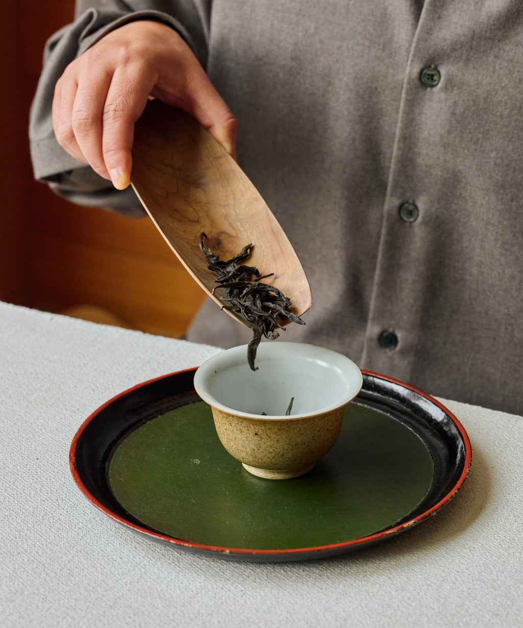 Shuixian Flower Fairy dry leaves, lighter charcoal-roasted Shuixian oolong from Wuyi Mountain, Fujian