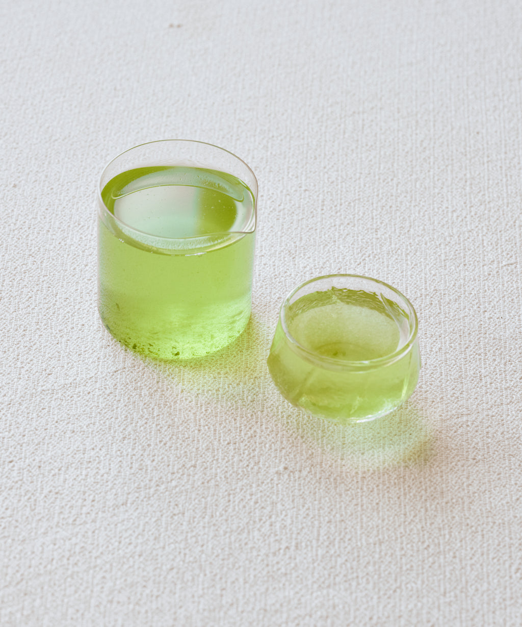Shizuoka Gyokuro Uraraka steeping in hot water