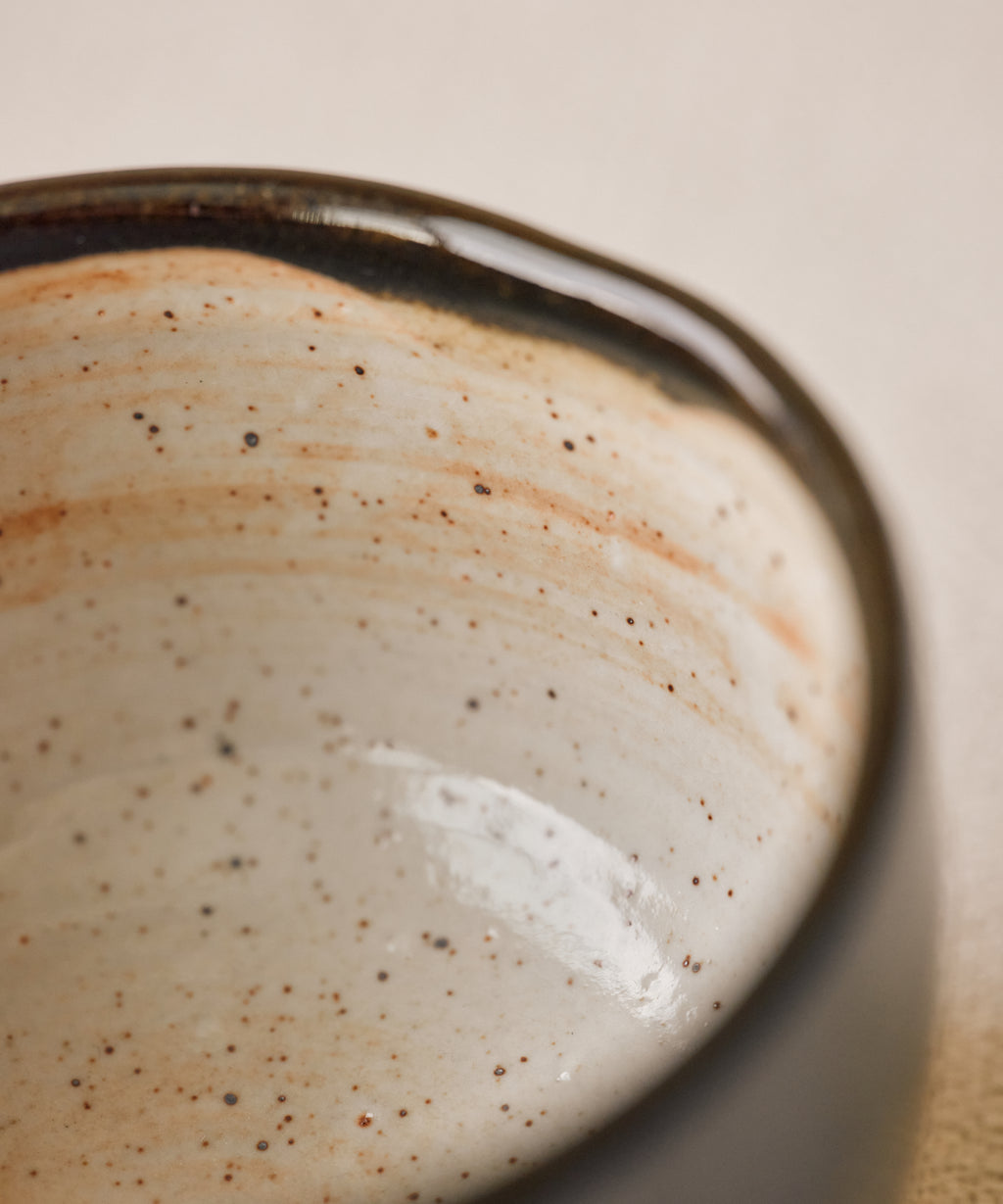 Chawan No. 05 side profile, chawan by Robert Stickney for Cultivate