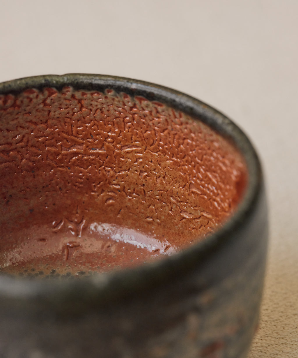 Chawan No. 06 side profile, chawan by Robert Stickney for Cultivate