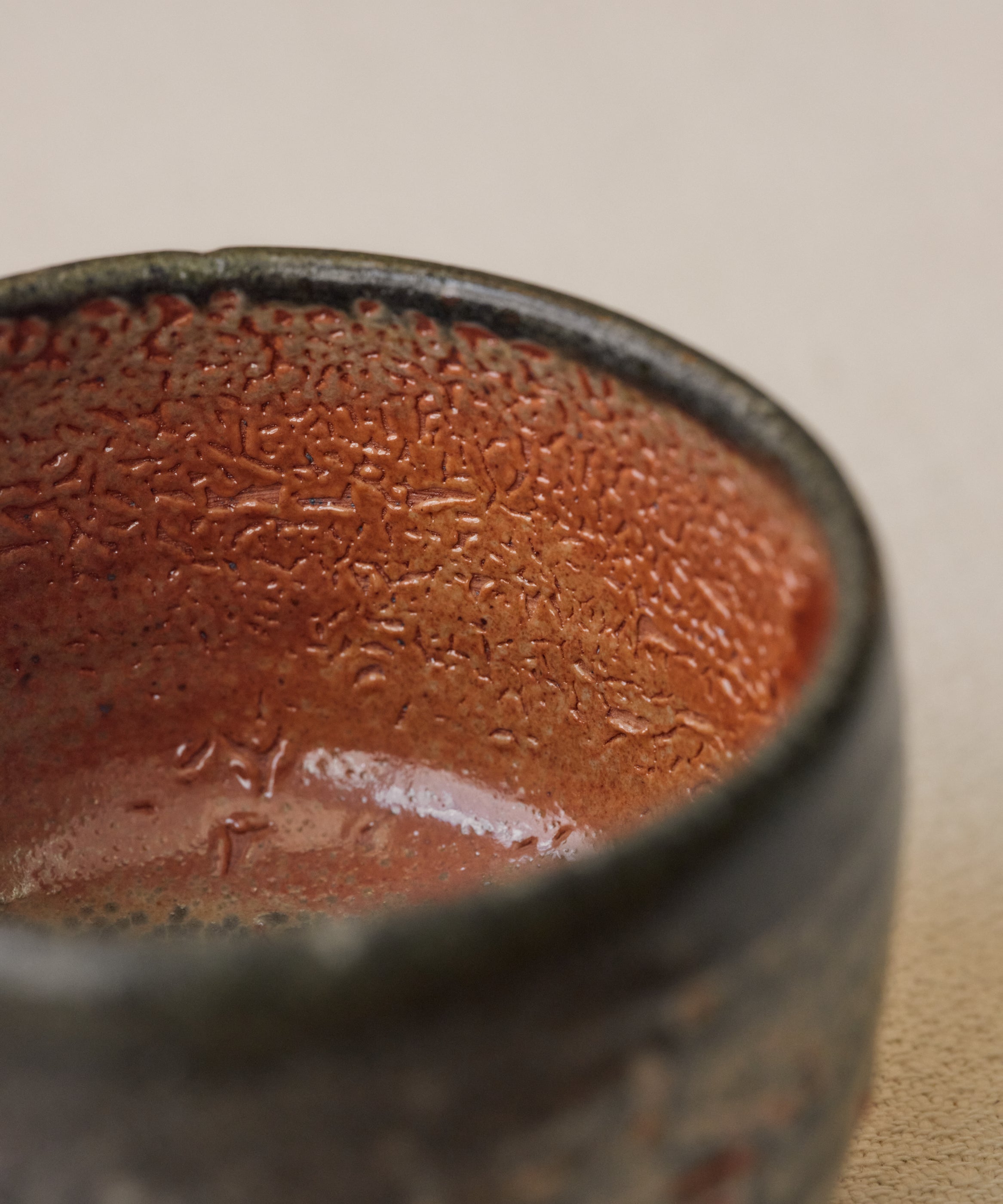 Chawan No. 06 side profile, chawan by Robert Stickney for Cultivate