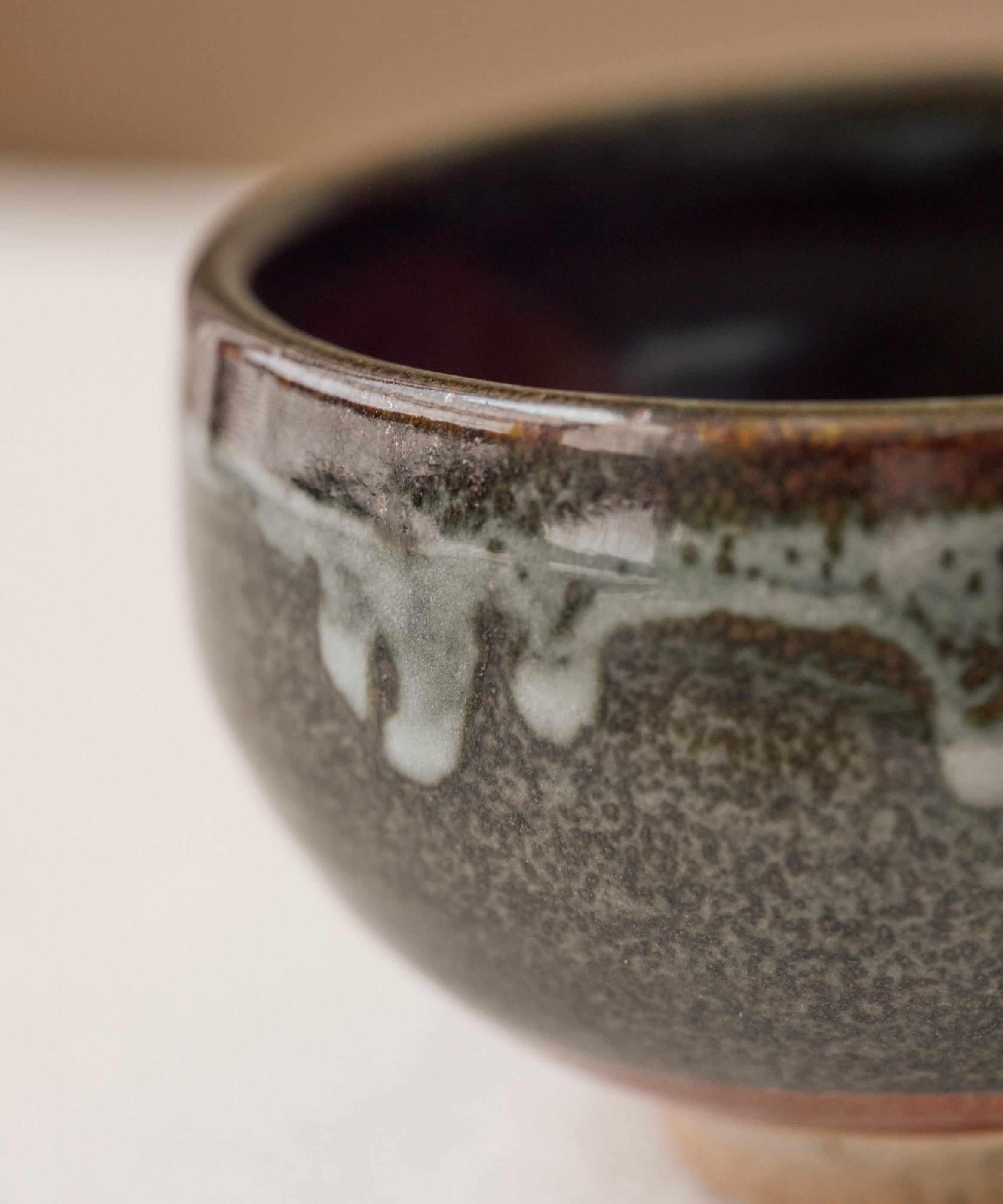 Chawan No. 07 underside, handmade matcha bowl, Vancouver BC