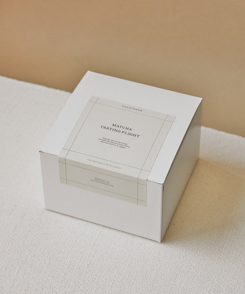 Matcha and Hojicha Tasting Flight