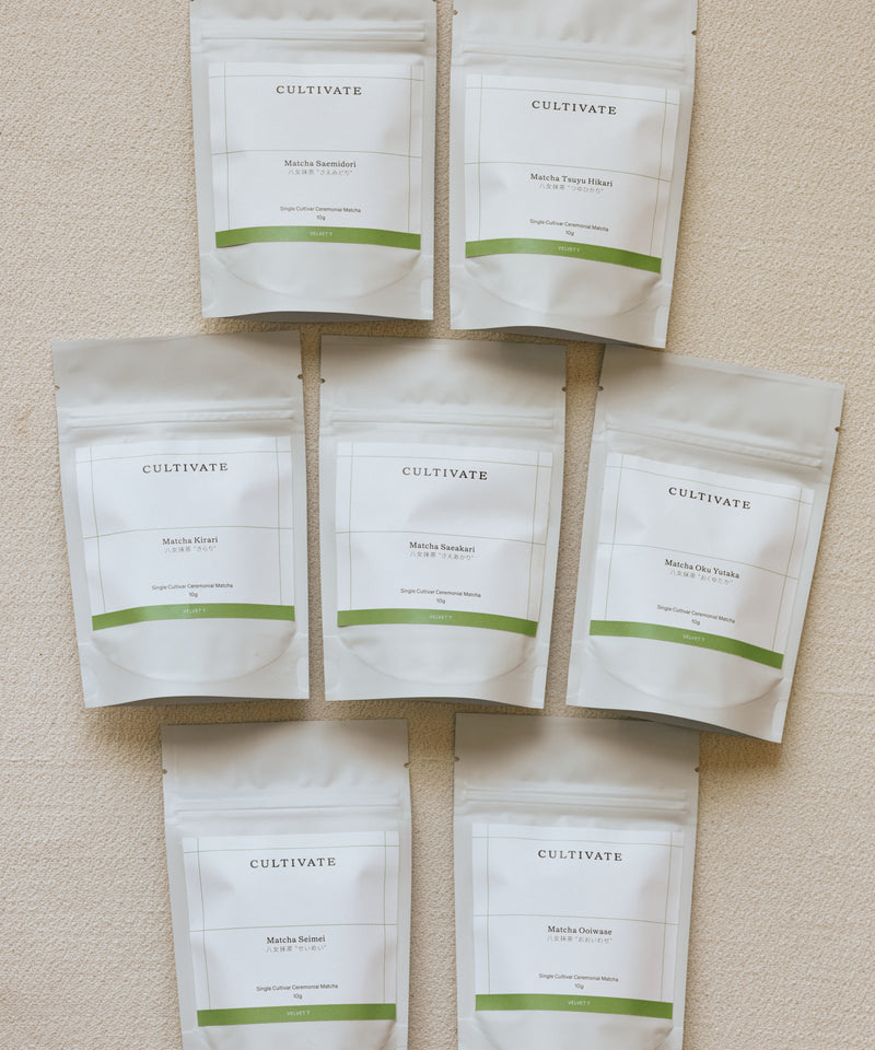 Matcha Velvet 7 Tasting Flight