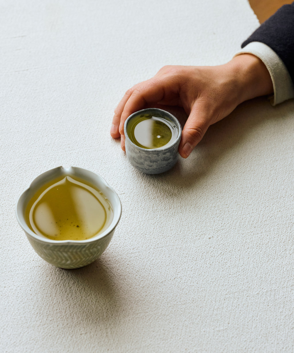 Brewed Snow Flake Duck Shit poured into a cup showing golden liquor