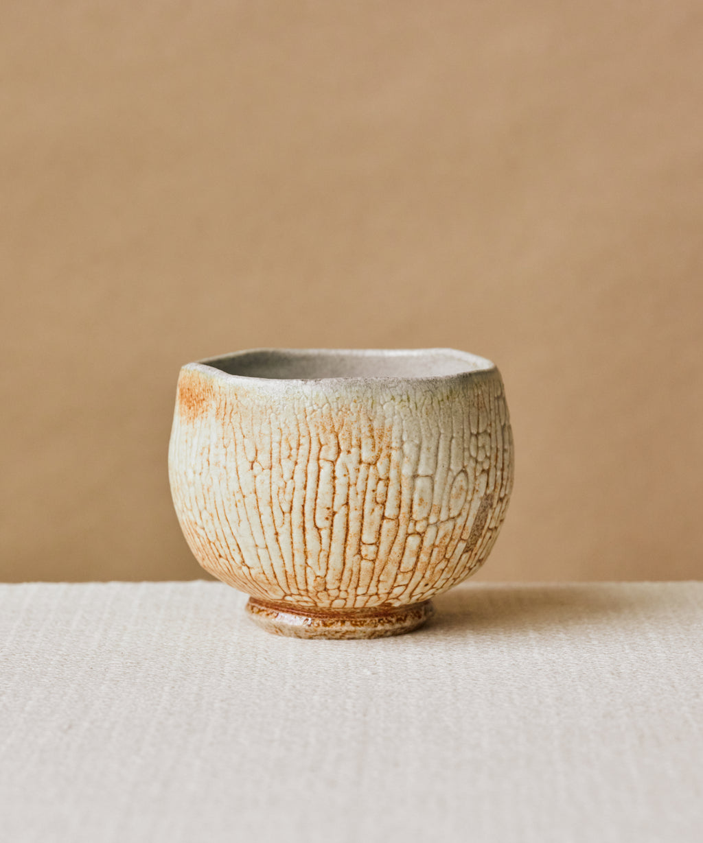 Chawan No. 71 handmade wood-fired matcha bowl by Danny Kostyshin, Vancouver BC