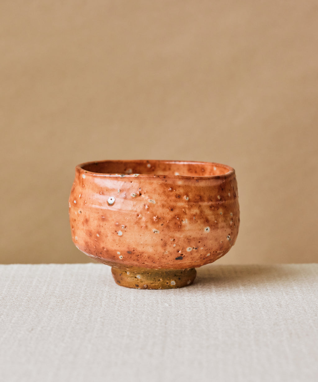 Chawan No. 68 handmade stoneware matcha bowl by Danny Kostyshin, Vancouver BC