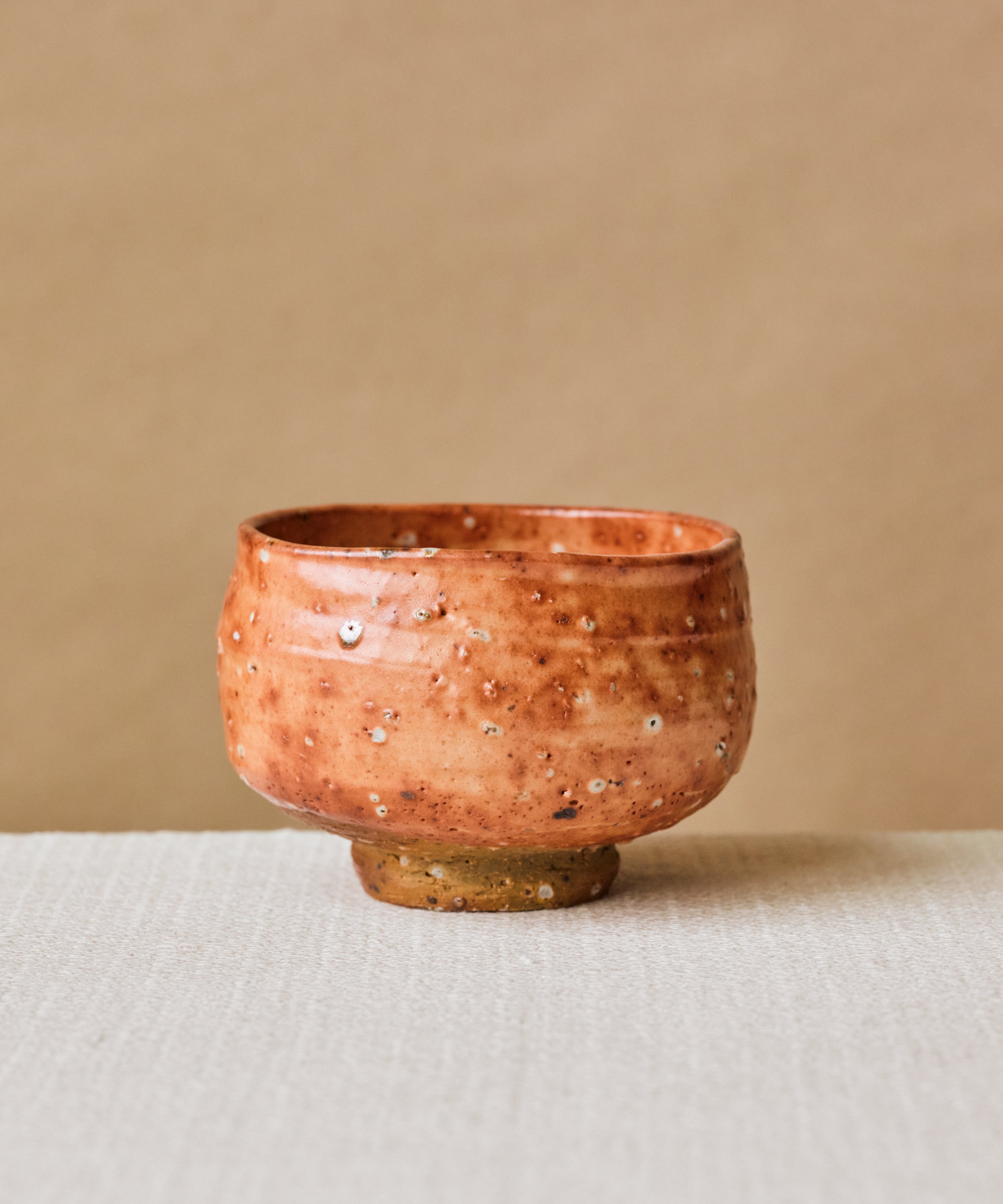 Chawan No. 68 handmade stoneware matcha bowl by Danny Kostyshin, Vancouver BC