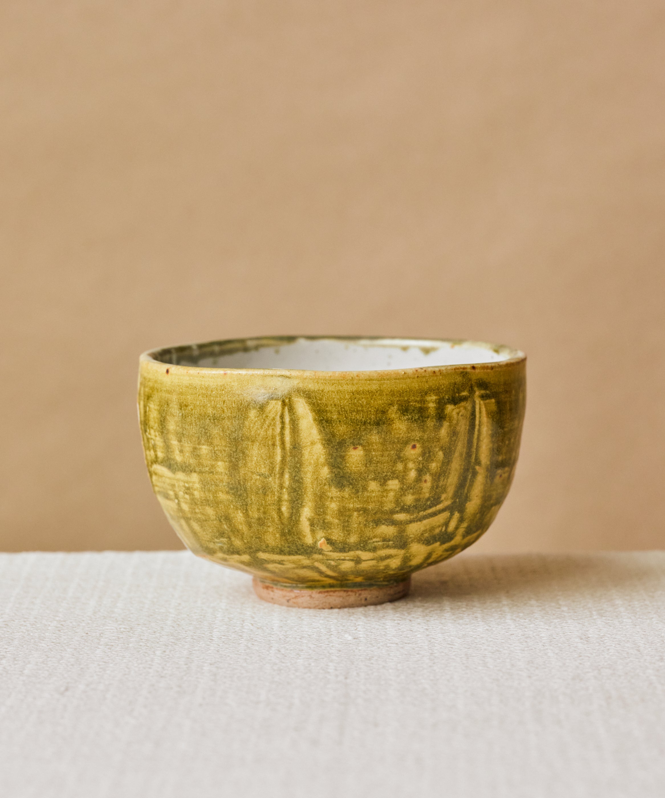 Chawan No. 72 handmade stoneware matcha bowl by Danny Kostyshin, Vancouver BC