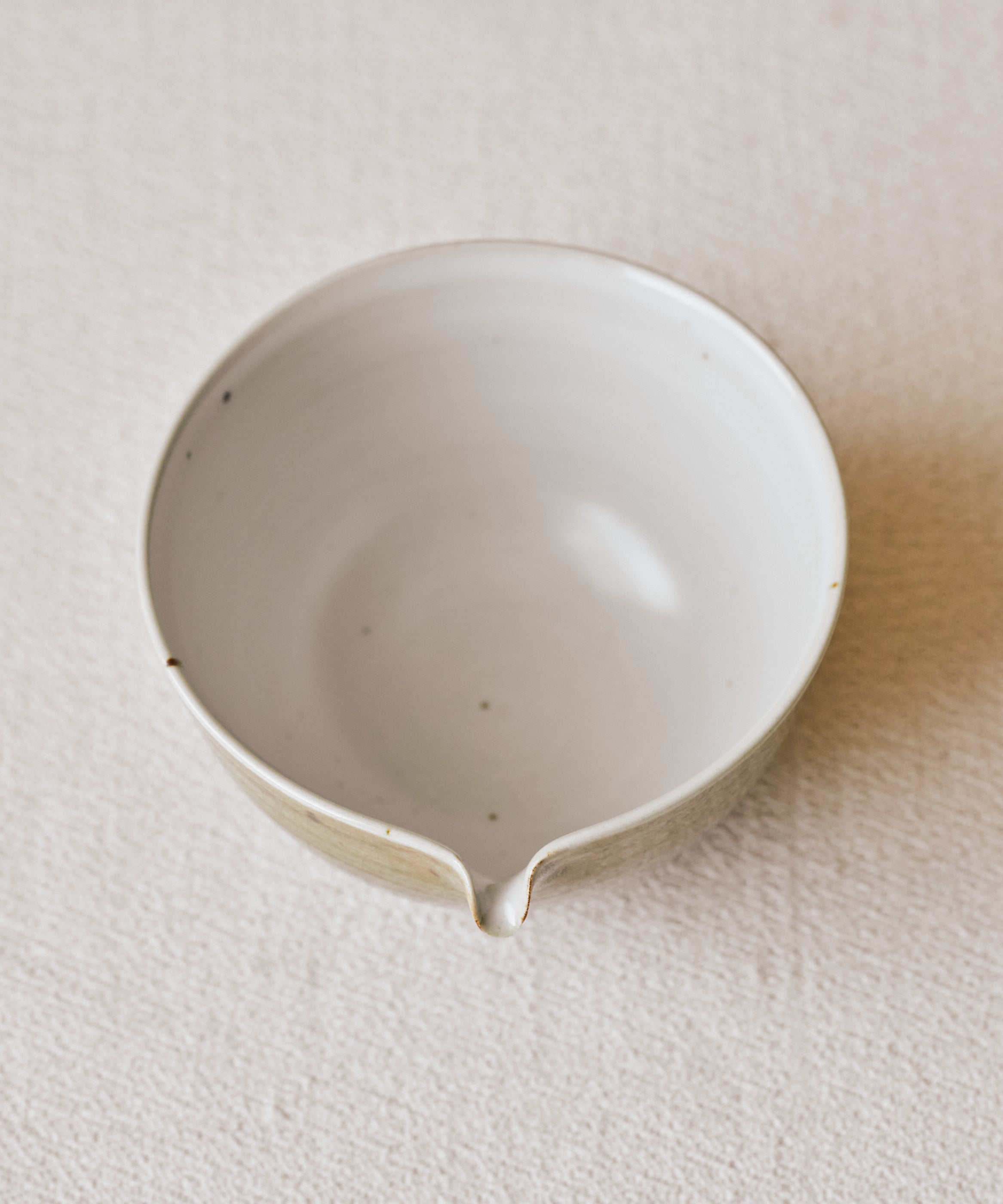 "Chawan" Ombre Green underside, unglazed foot ring, Jingdezhen clay body, Wang Xinghua