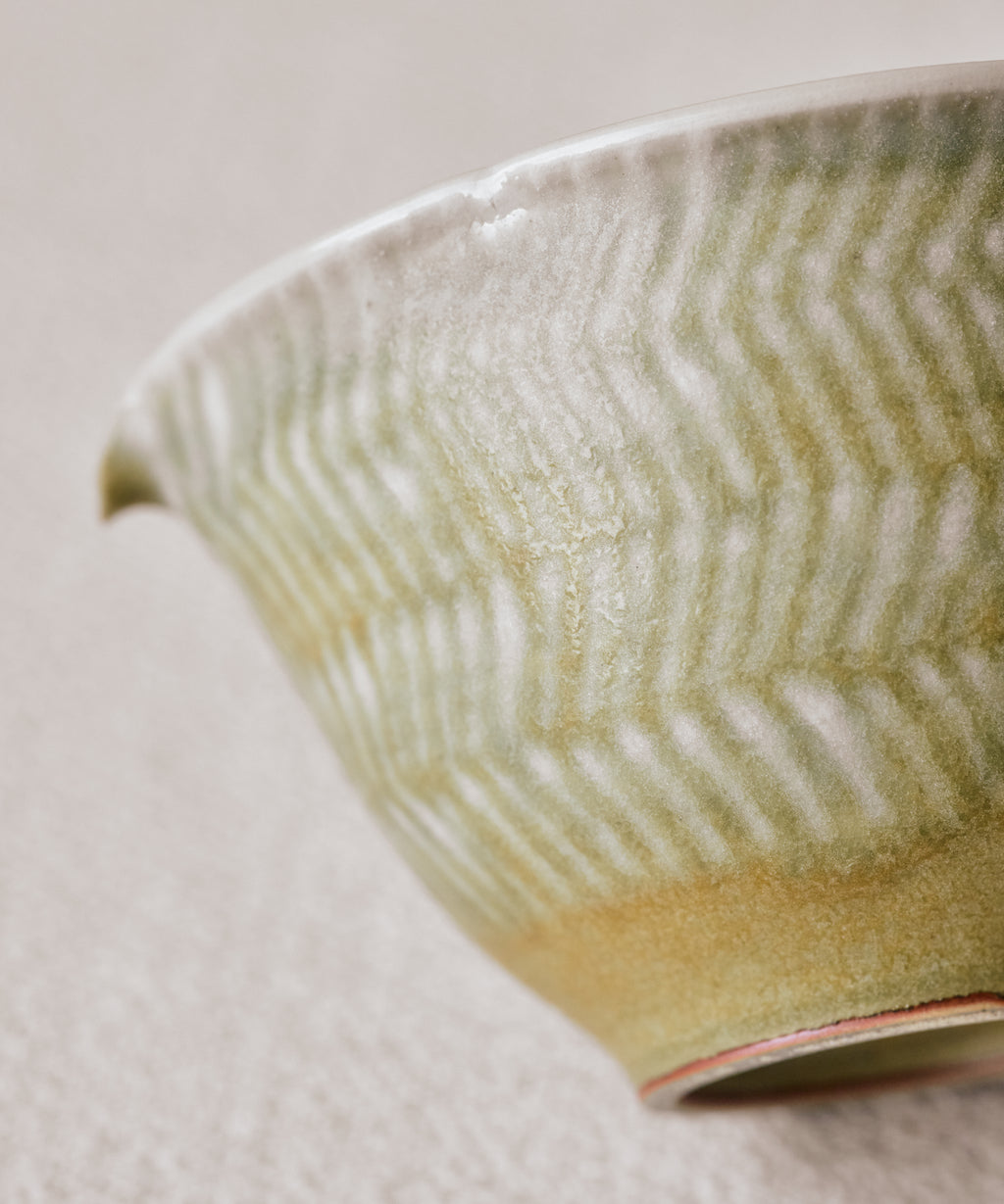 Pitcher Green Gourd side angle, green gourd surface, reduction-fired at 1300°C, Wang Xinghua