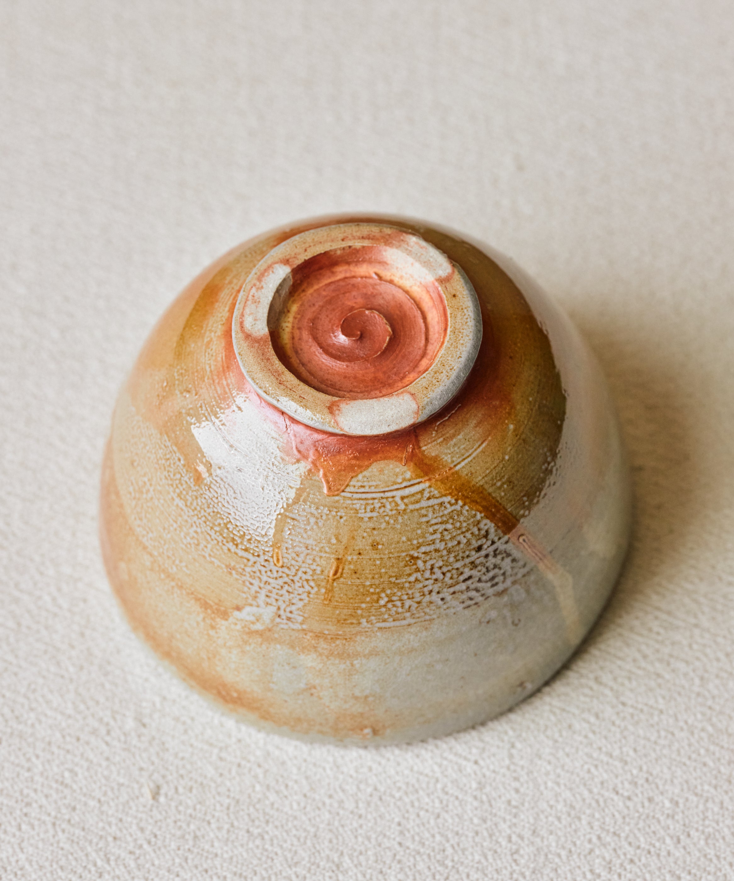 Chawan No. 69 underside, stoneware clay body