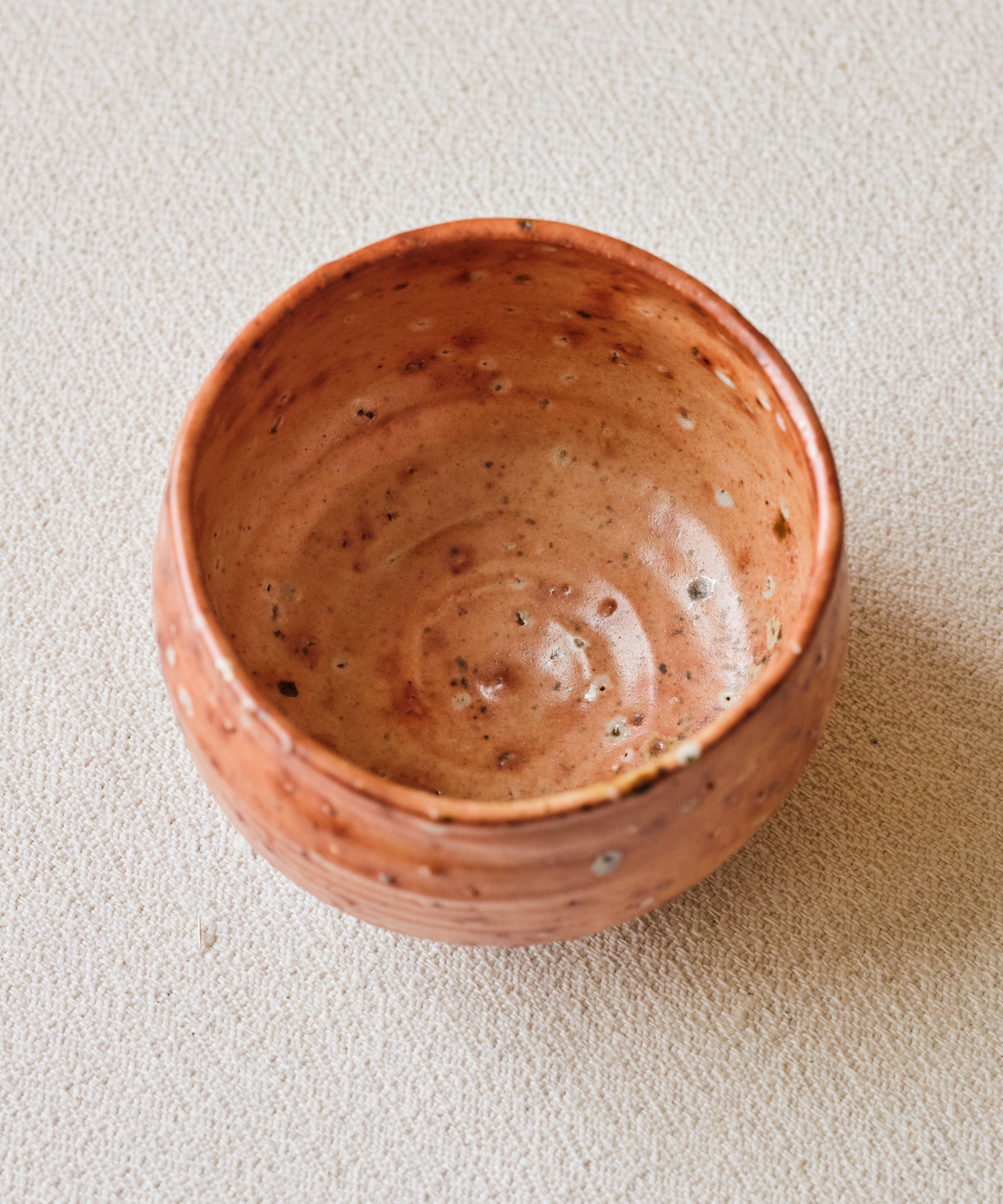 Chawan No. 68 side profile, stoneware chawan by Danny Kostyshin