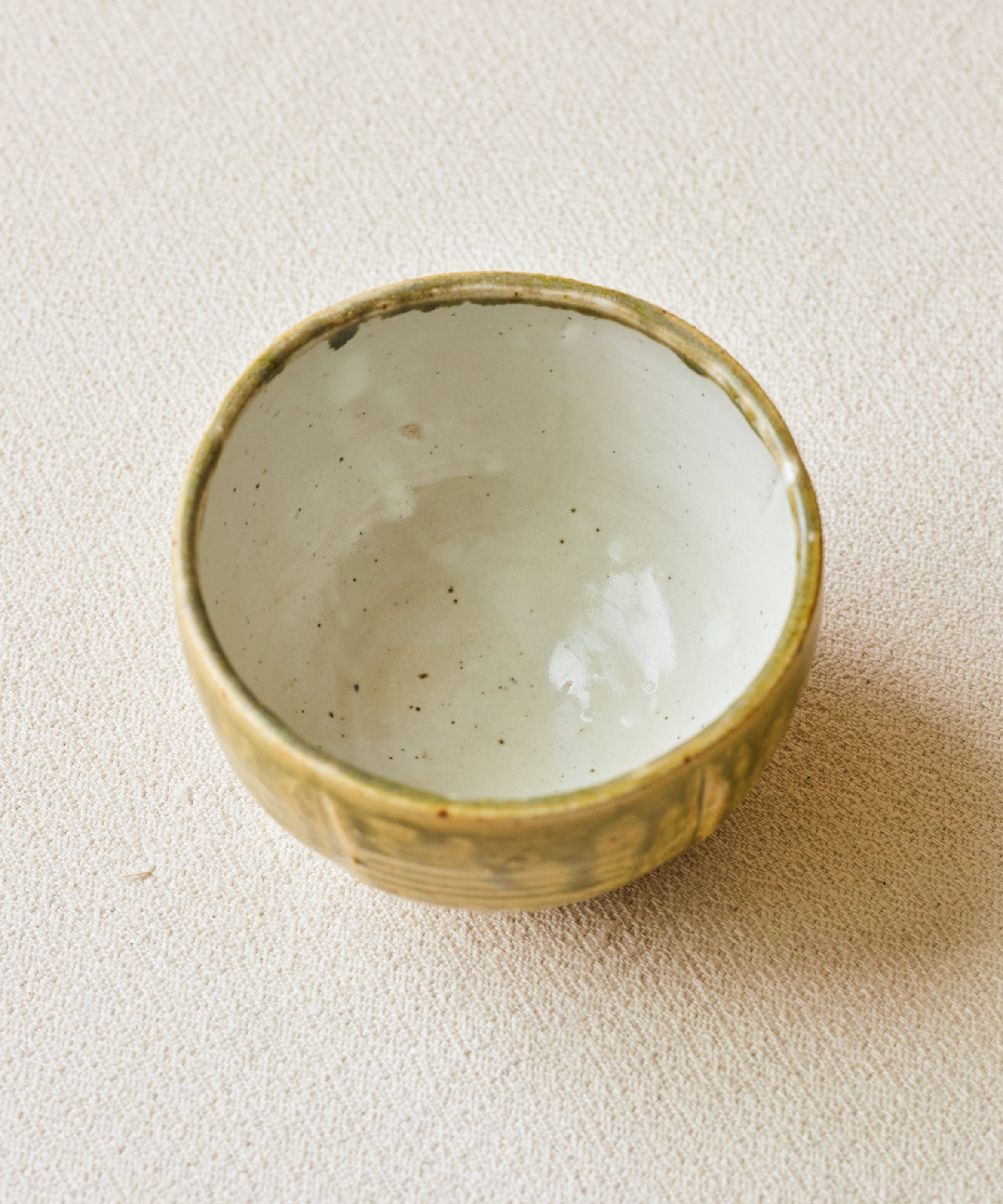 Chawan No. 72 side profile, fired at Shadbolt Centre, Burnaby