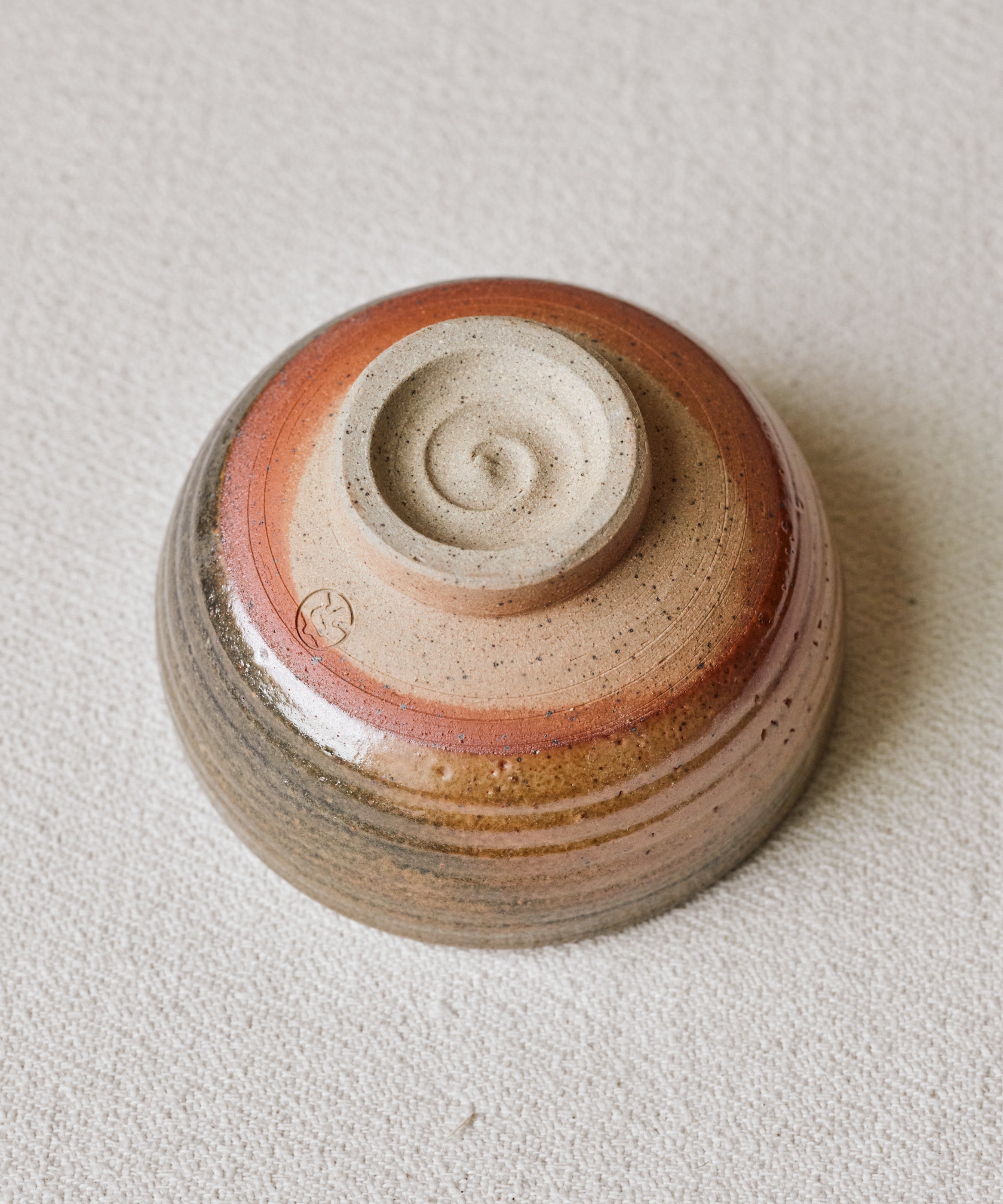 Chawan No. 09 underside, handmade matcha bowl, Vancouver BC