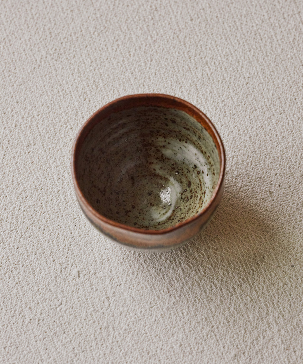 Tea Cup Speckles glaze detail, wood-fired finish by Danny Kostyshin