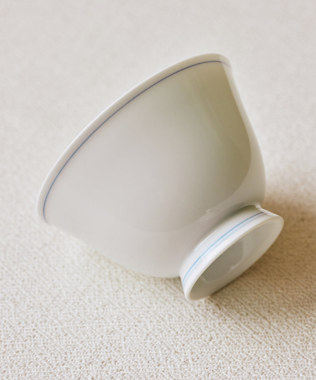 Pearl White Blue Line Gaiwan