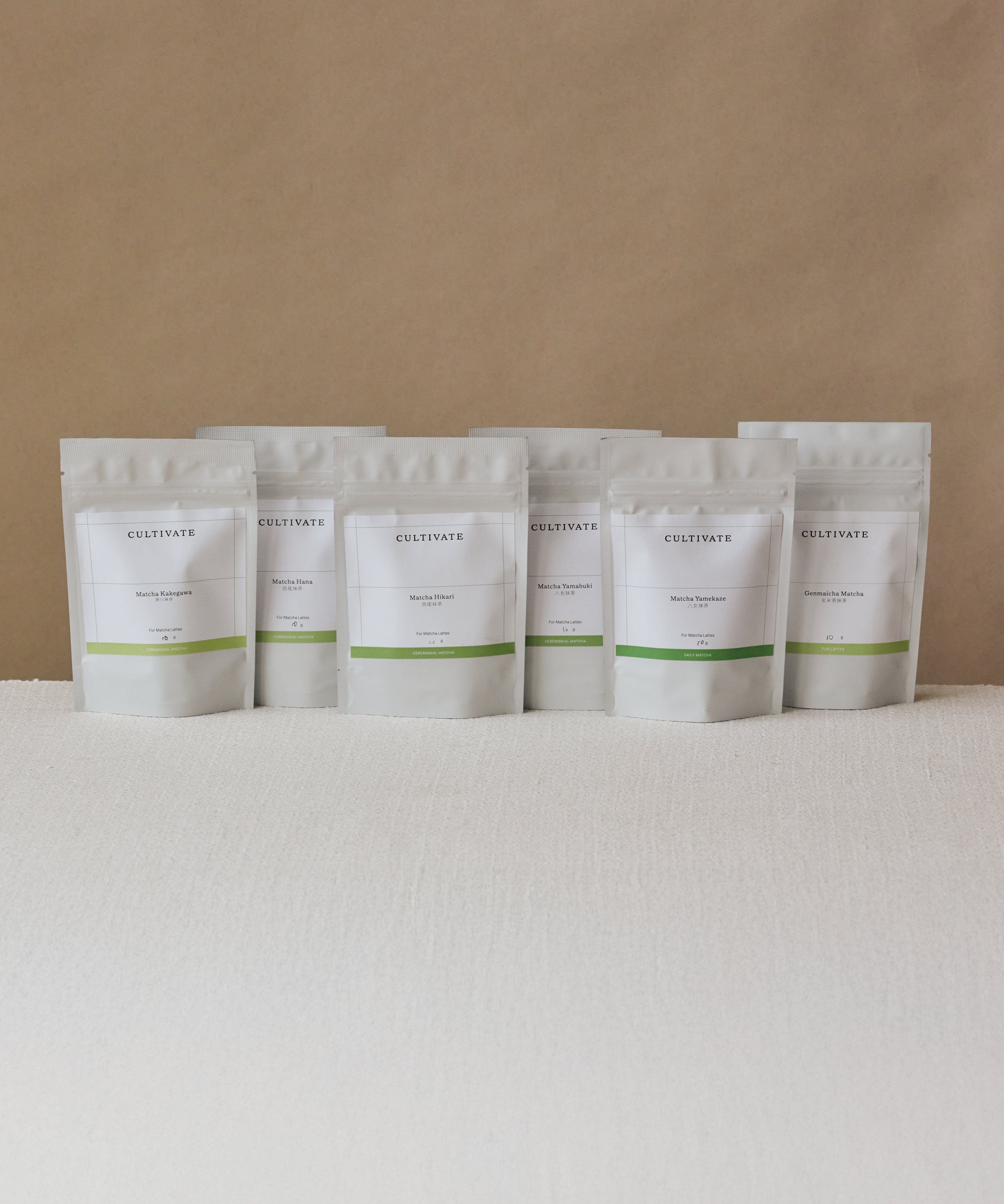 Matcha and Hojicha Tasting Flight