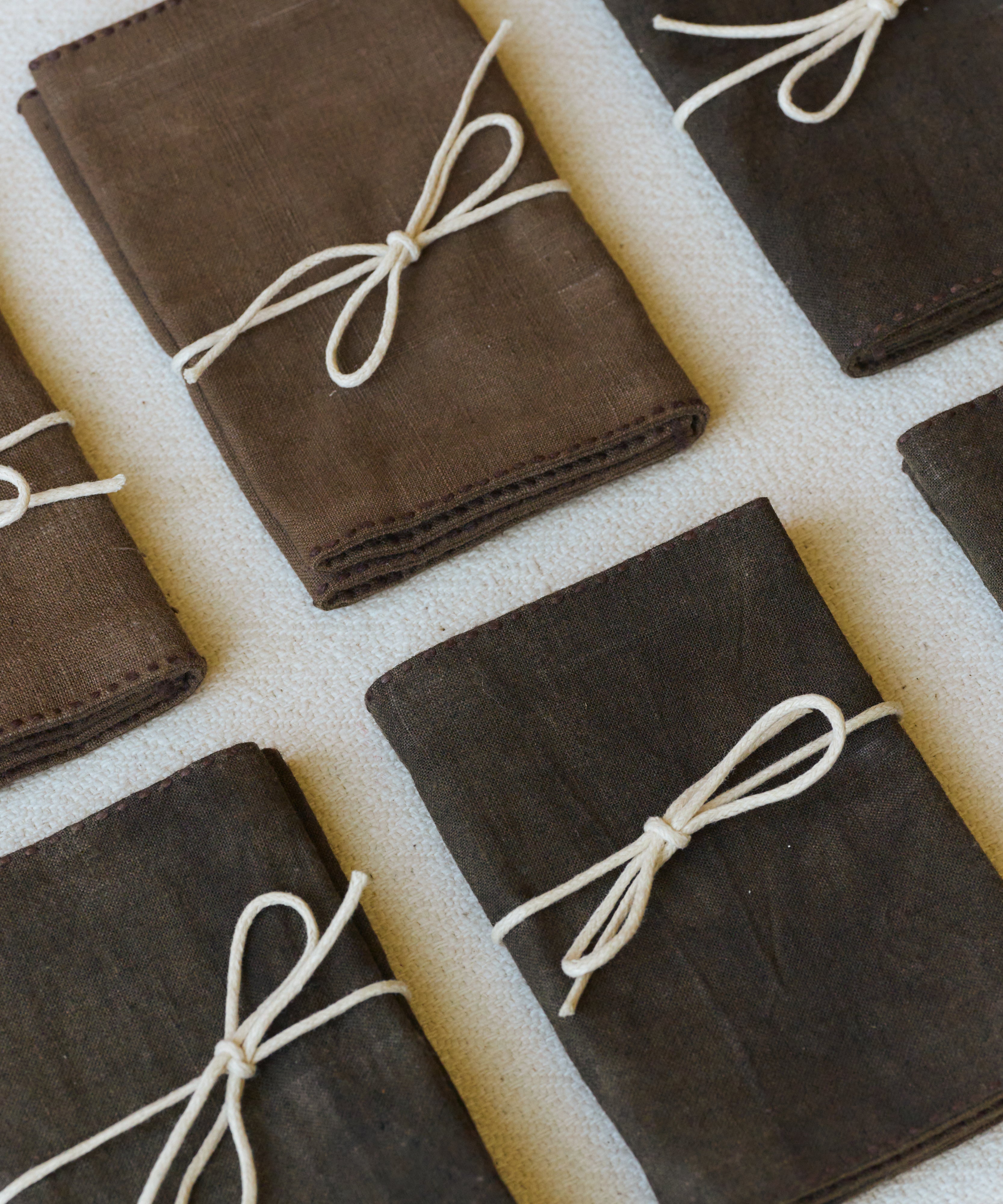Walnut-Dyed Tea Cloth