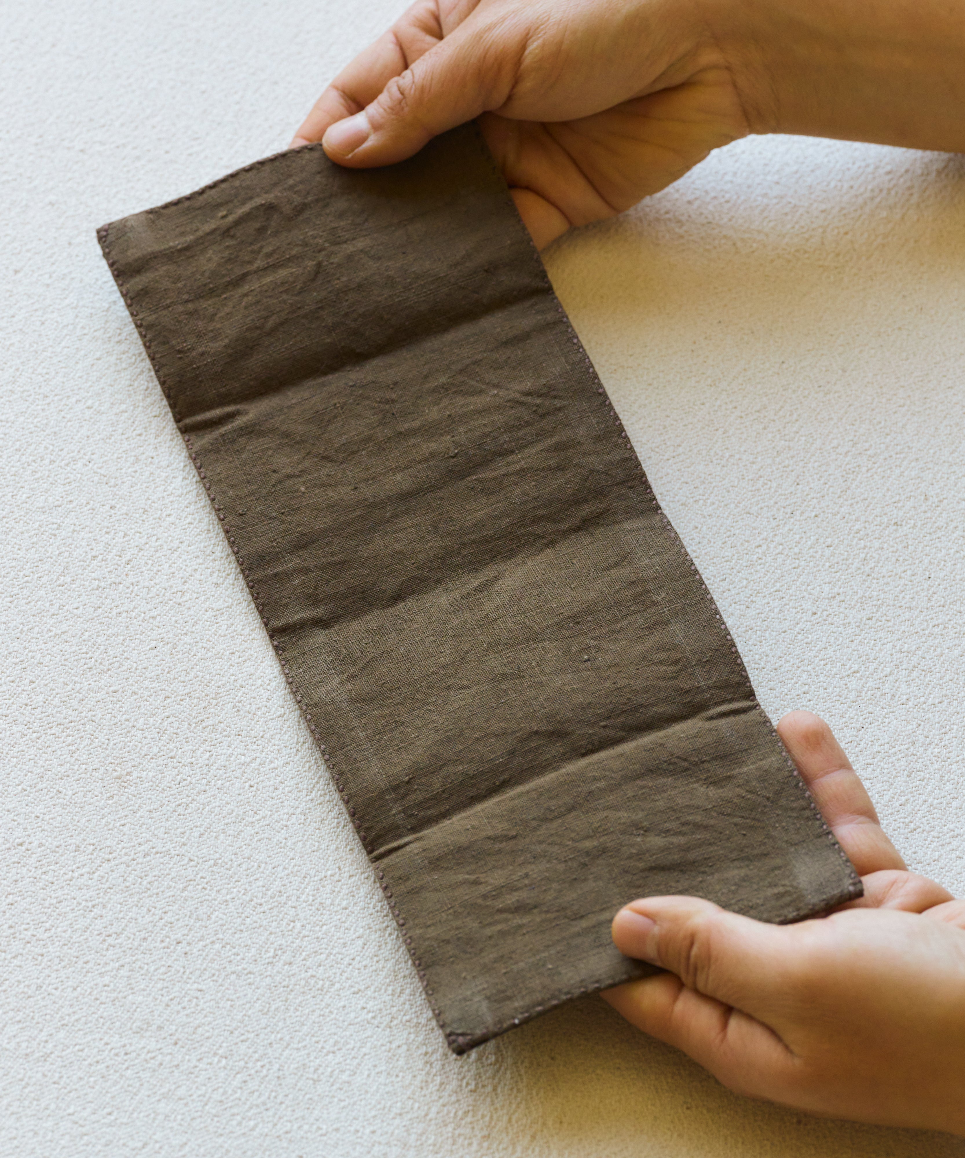Walnut-Dyed Tea Cloth