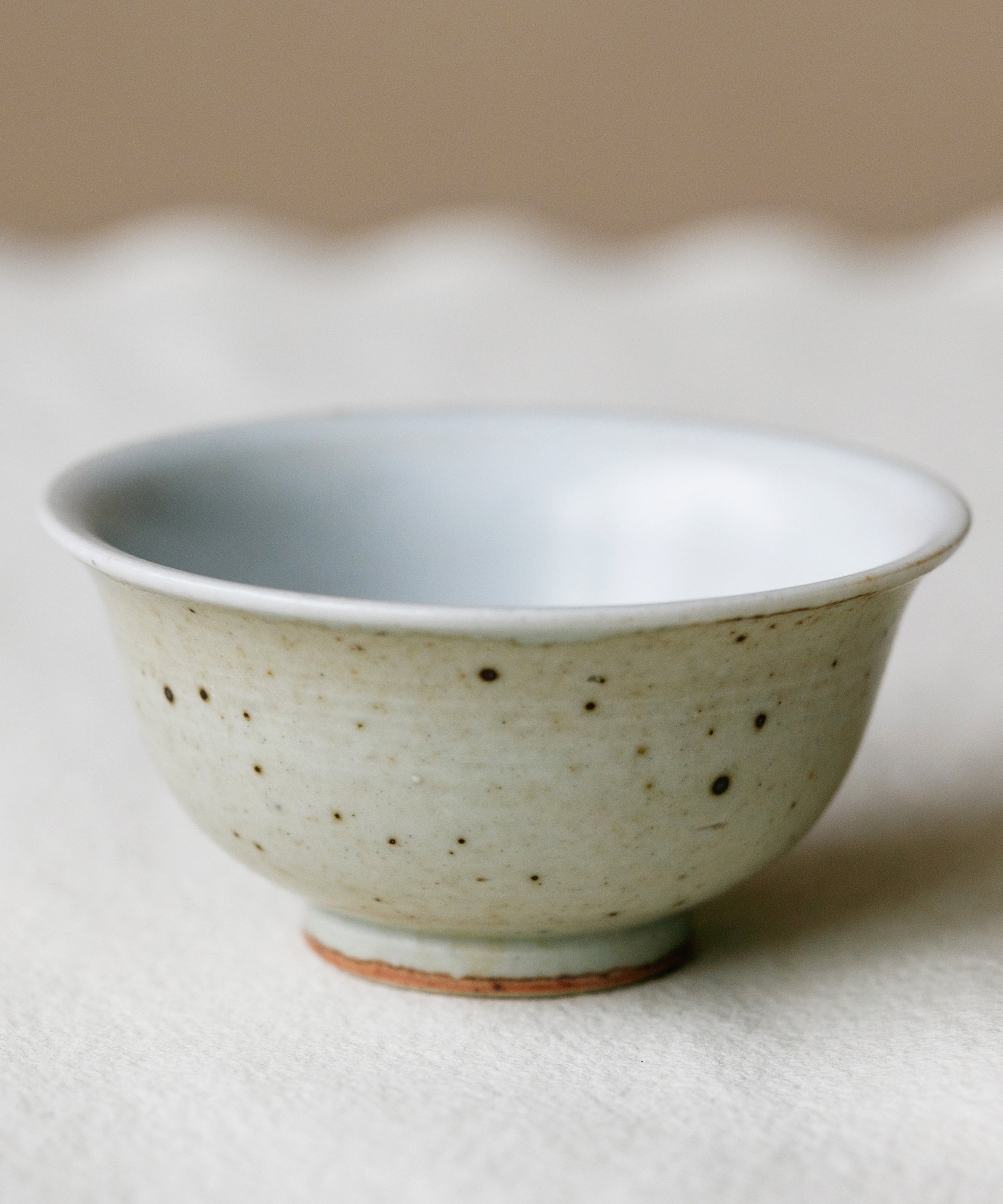 Matte Grey Cup glaze detail, matte grey surface, Jingdezhen clay and porcelain