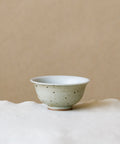 Matte Grey Cup, handcrafted tea cup by Wang Xinghua, Jingdezhen, matte grey glaze