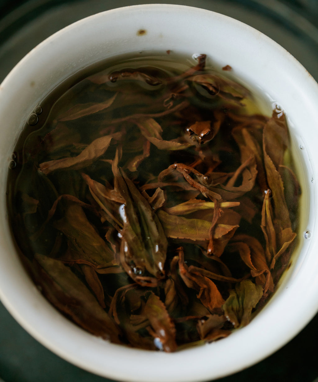 Ms. Qiong's Heritage Red wet leaves — heirloom black tea by Ms. Qiong, Fu'an, Fujian