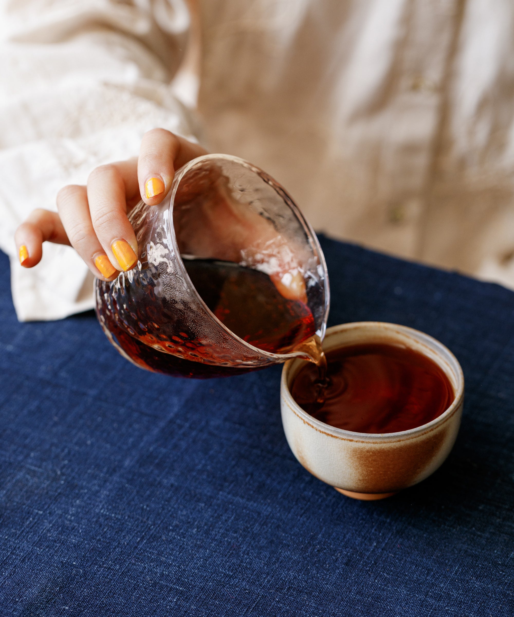Thirteen-years Cave-Aged Liubao wet leaves — Liu Bao dark tea, Wuzhou, Guangxi