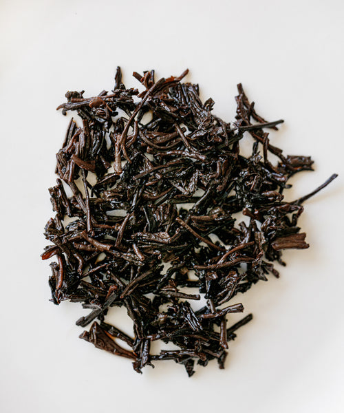 Thirteen-years Cave-Aged Liubao dark tea — cave-aged 10 years from Liu Bao, Wuzhou, Guangxi
