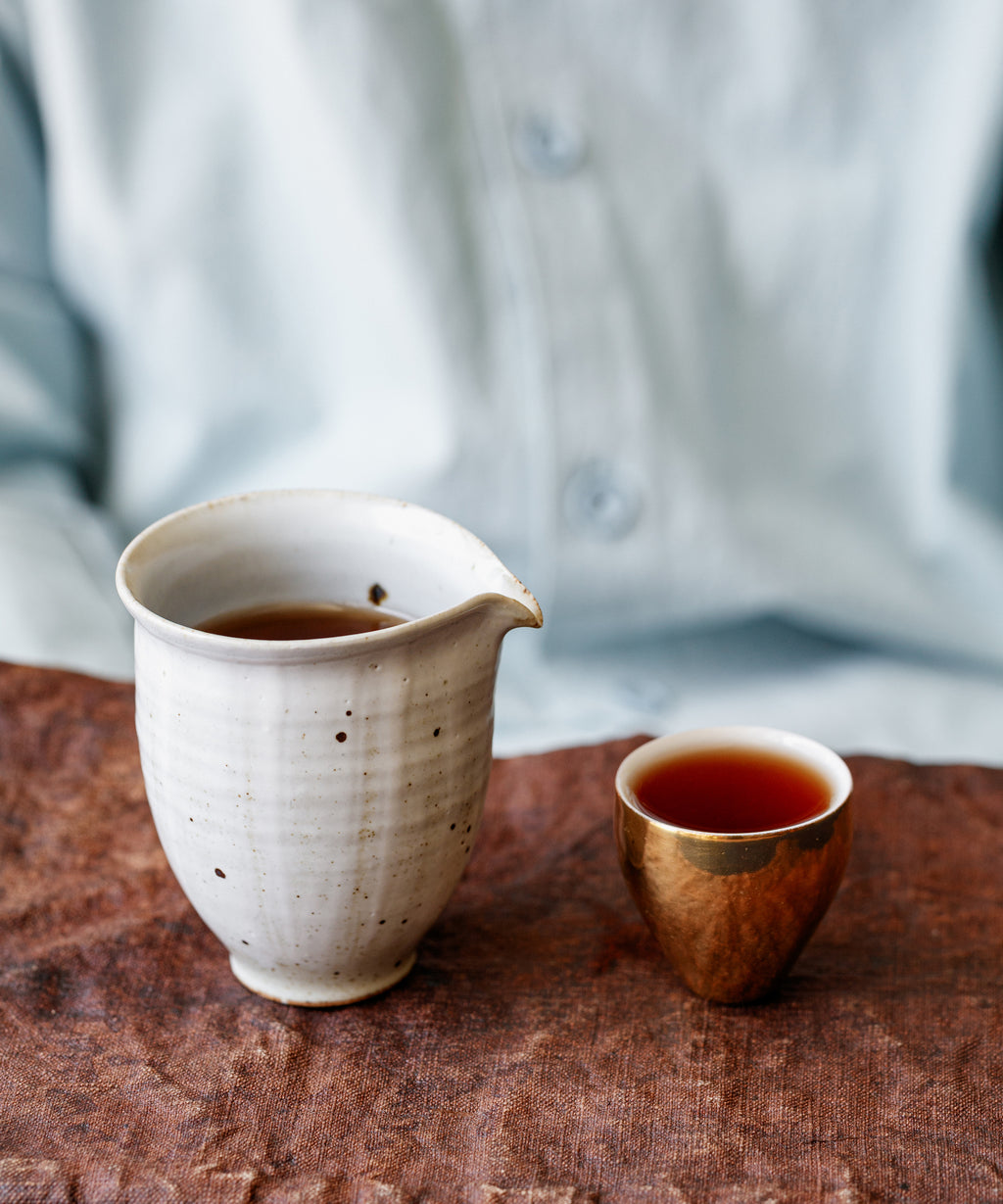 Two-years Cave-aged Liubao wet leaves — Liu Bao dark tea, Wuzhou, Guangxi