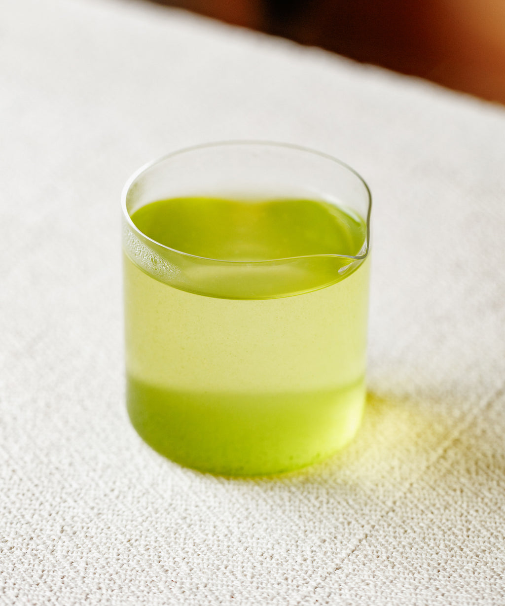 Yamakiri liquor — champagne coloured sencha with woodsy, floral notes, Yame, Fukuoka