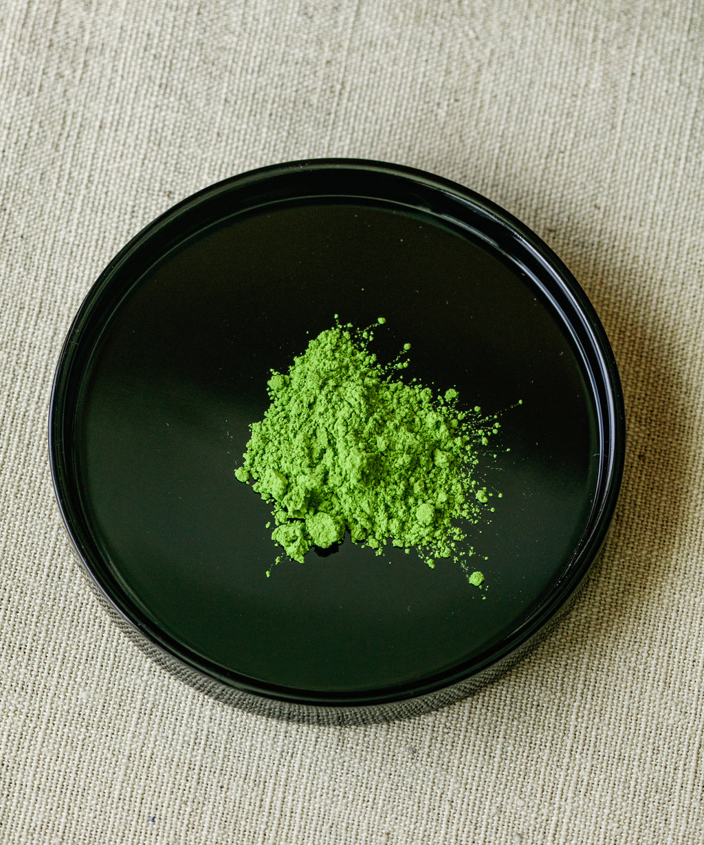 Matcha Shoyo no Mukashi Shincha, stone-ground ceremonial matcha by Ikkoen Chaho, Uji tencha milled in Nagoya