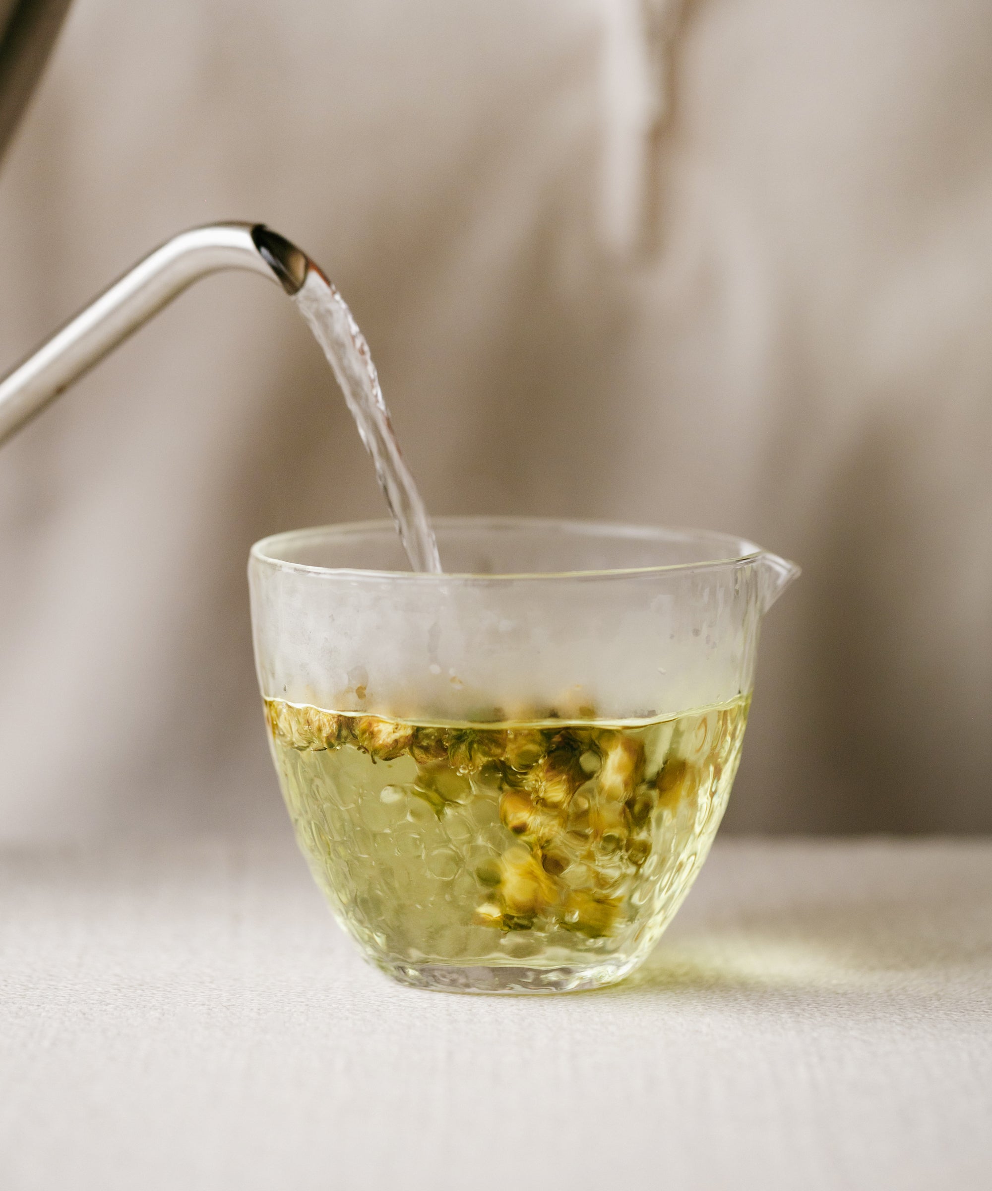 Silk Chrysanthemum Bud dry flowers — steamed over camphor wood, Tongxiang, Zhejiang