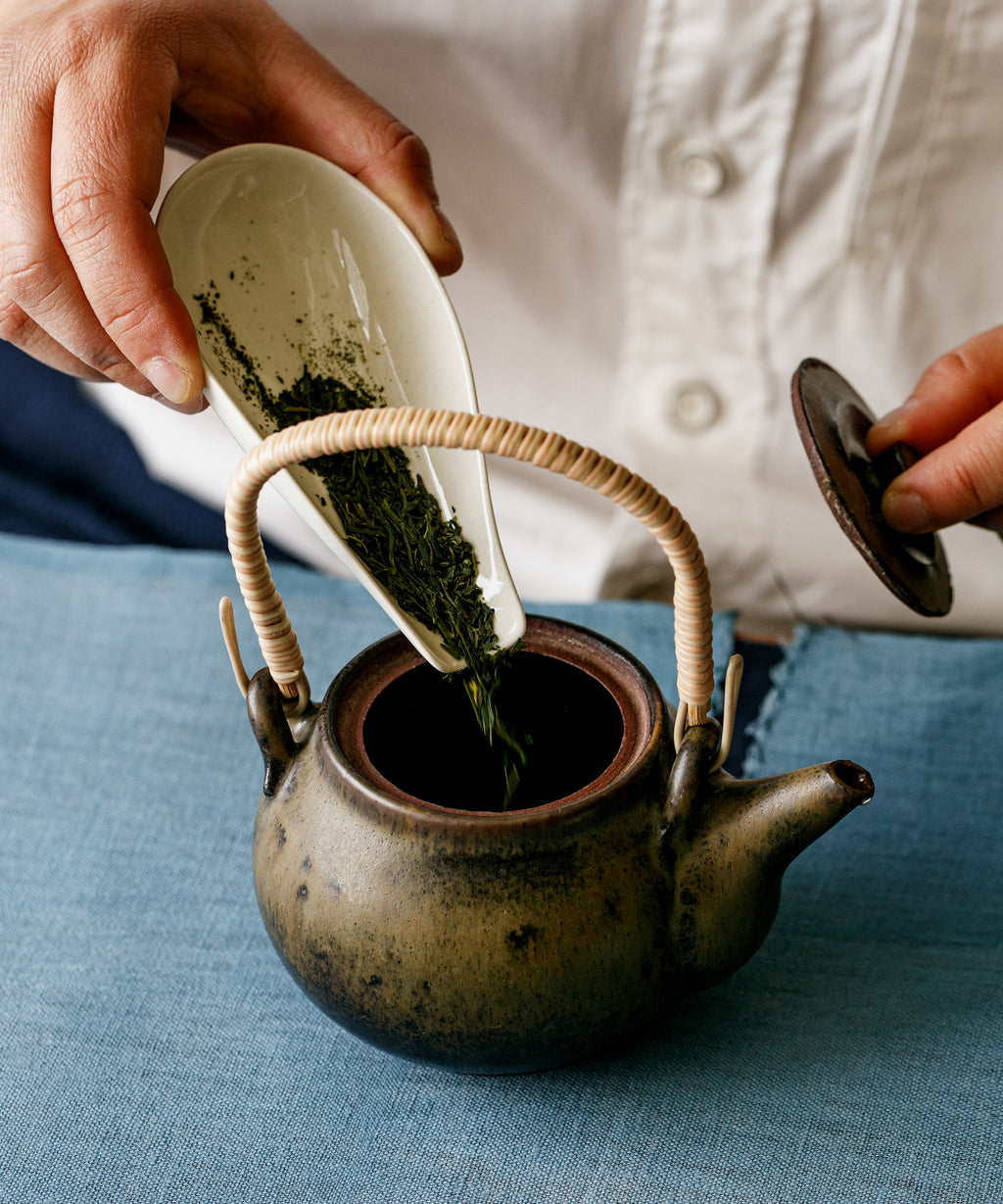 Brewing Toga Higashitsuno — first harvest sencha with floral, oolong-like qualities, Kochi
