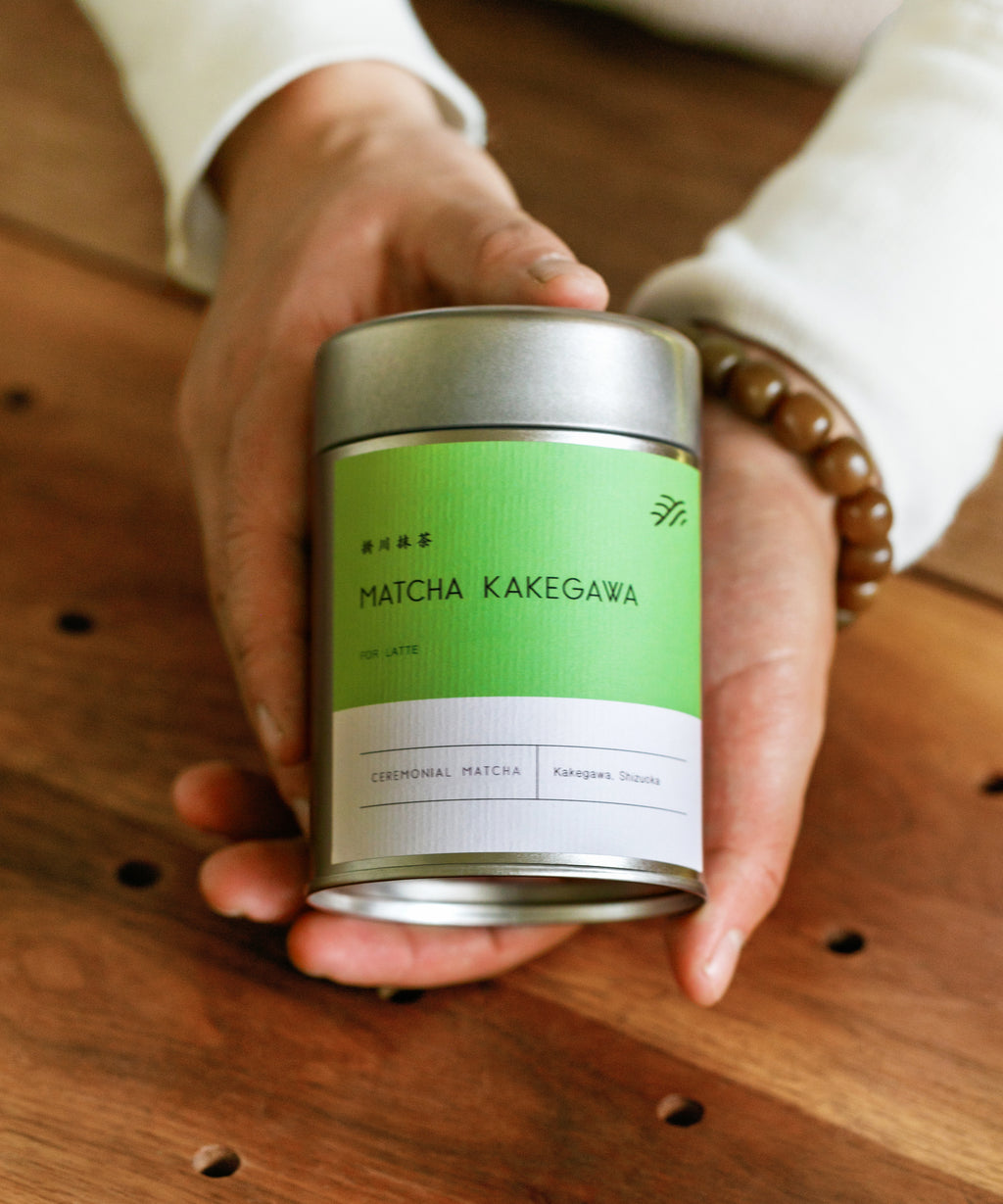 Matcha Kakegawa 100g bag and 50g tin by Cultivate Tea Vancouver