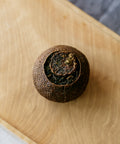 Imperial Pu'erh in Red Mandarin by Lange Tea Factory — shou pu'erh aged 13 years in mandarin rind, Menghai