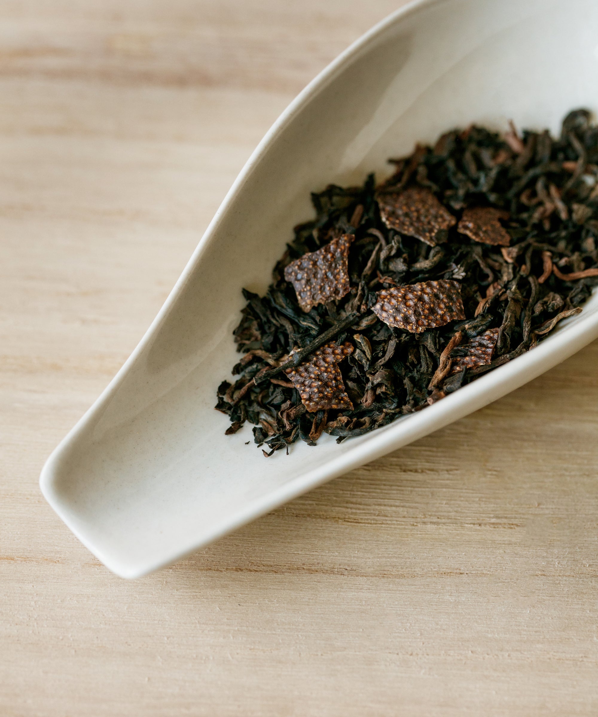 Imperial Pu'erh in Red Mandarin — cast bronze appearance, aged mandarin rind from Tianma, Xinhui