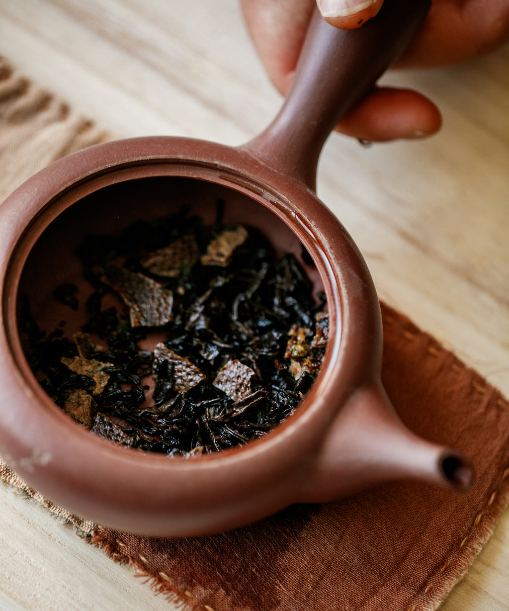 Imperial Pu'erh in Red Mandarin