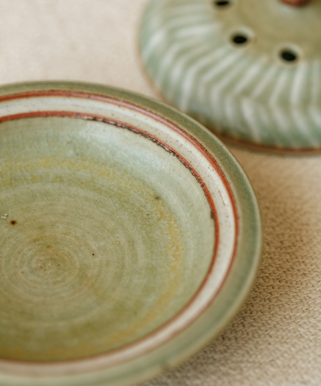 Green Celadon Incense Burner