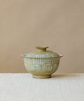 Mini Matte Yellow I Gaiwan, handcrafted mini gaiwan by Wang Xinghua, Jingdezhen, matte yellow glaze
