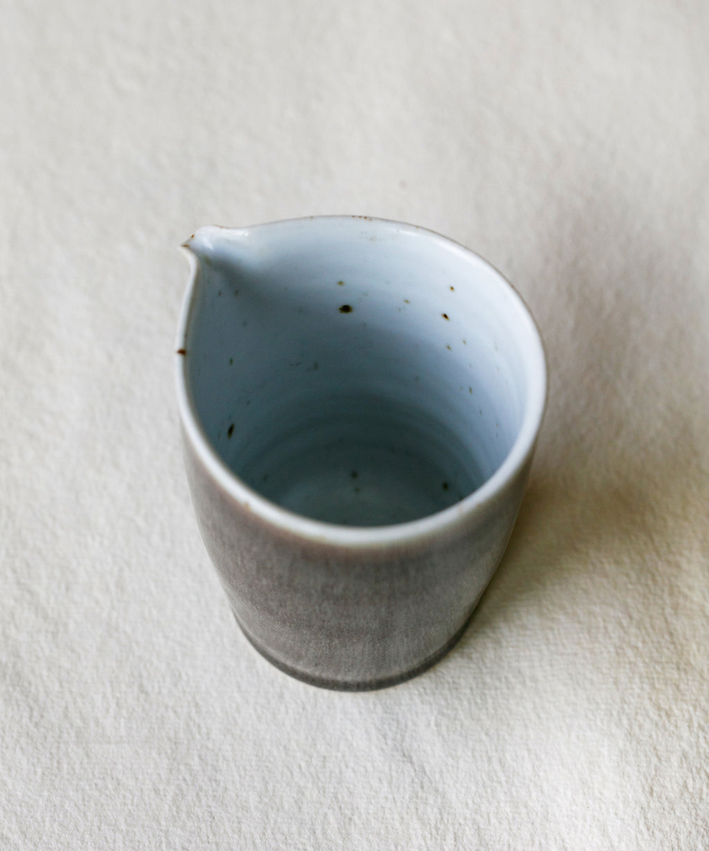 Purple Rain Pitcher interior, purple rain interior glaze, Jingdezhen clay and porcelain
