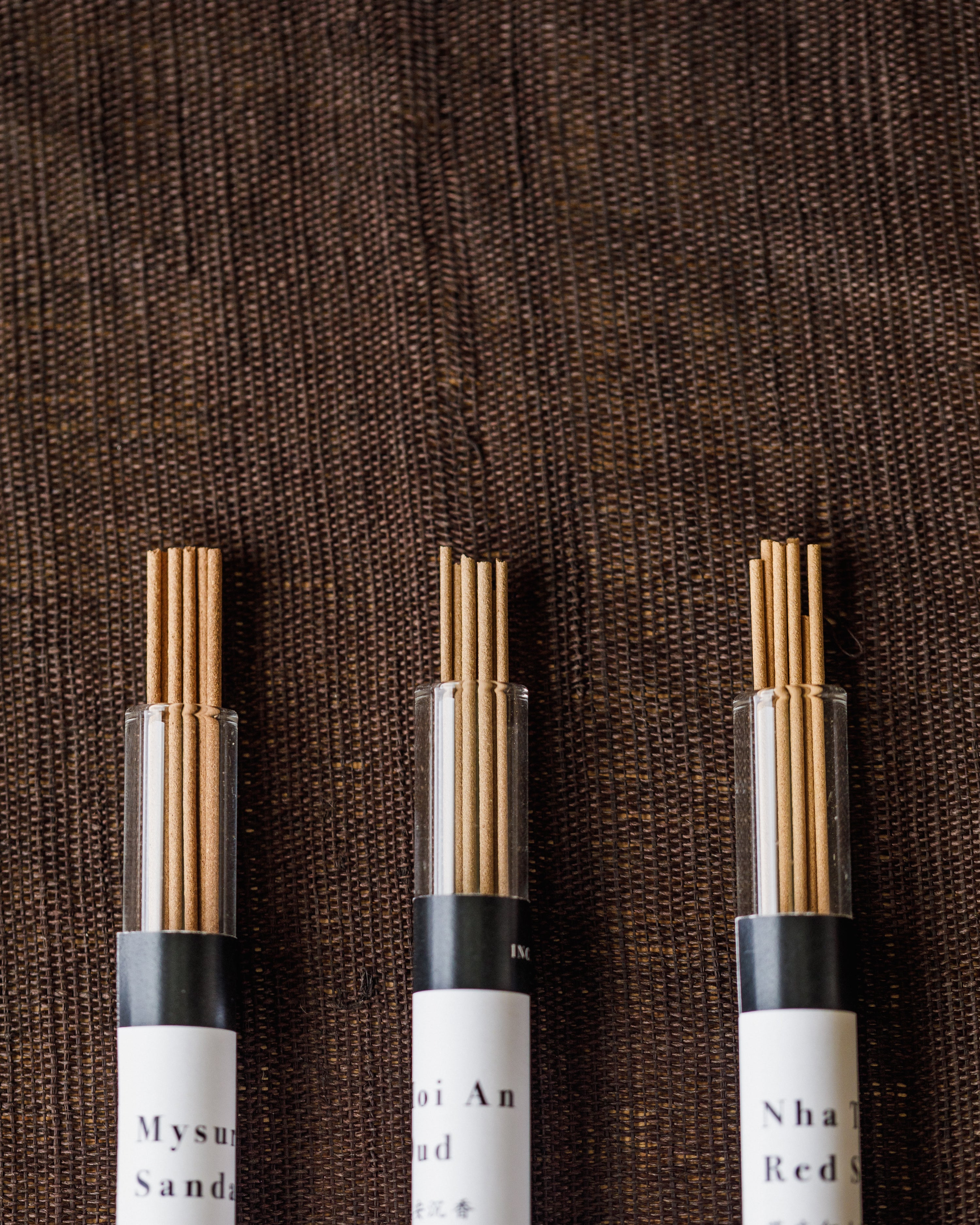 Introduction to Oud sampler, Hoi An and Nha Trung Red Soil agarwood incense sticks