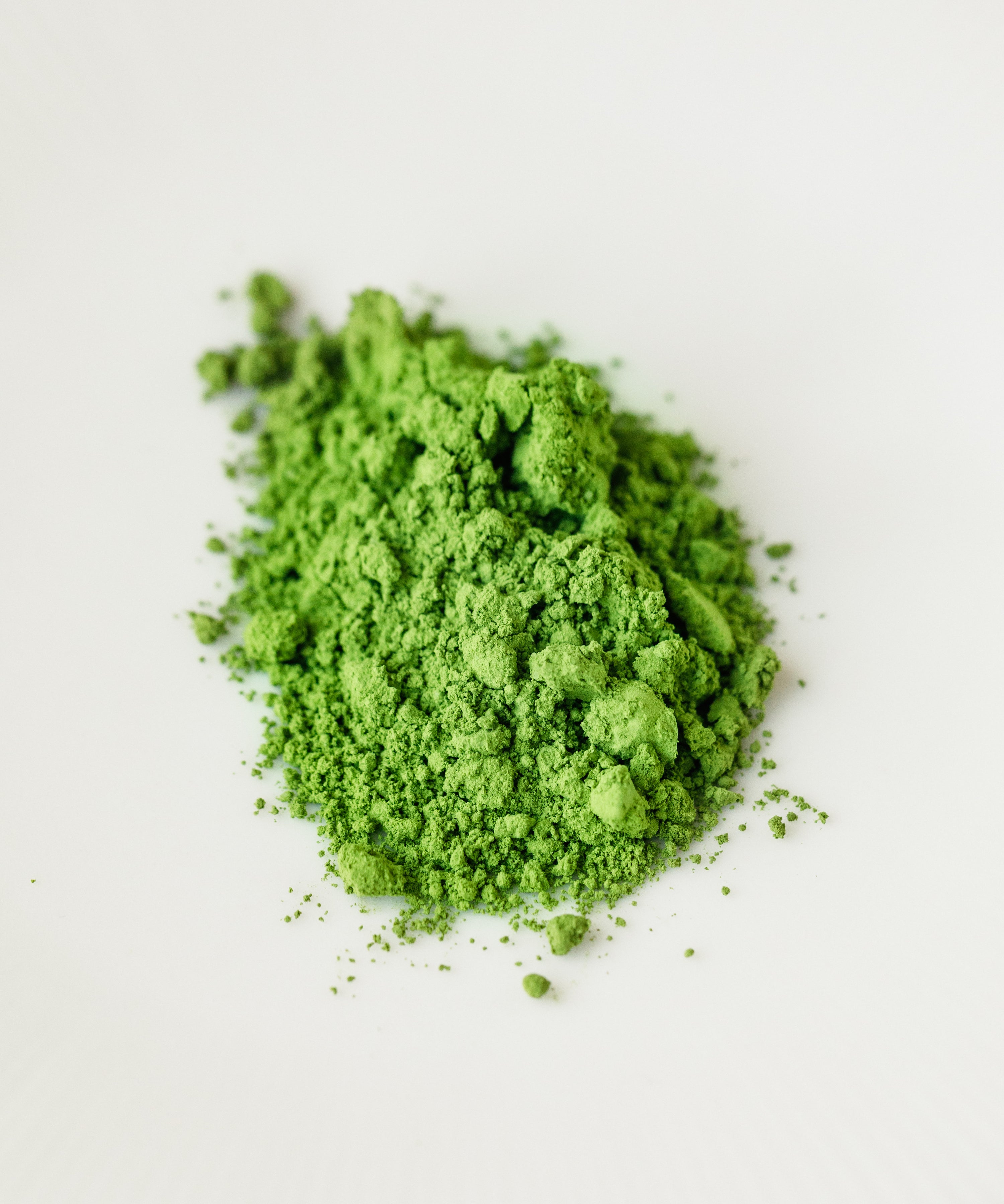 Lime green Kirari matcha powder from Yame, Fukuoka - Velvet 7 single-cultivar shincha with orchid and seaweed notes