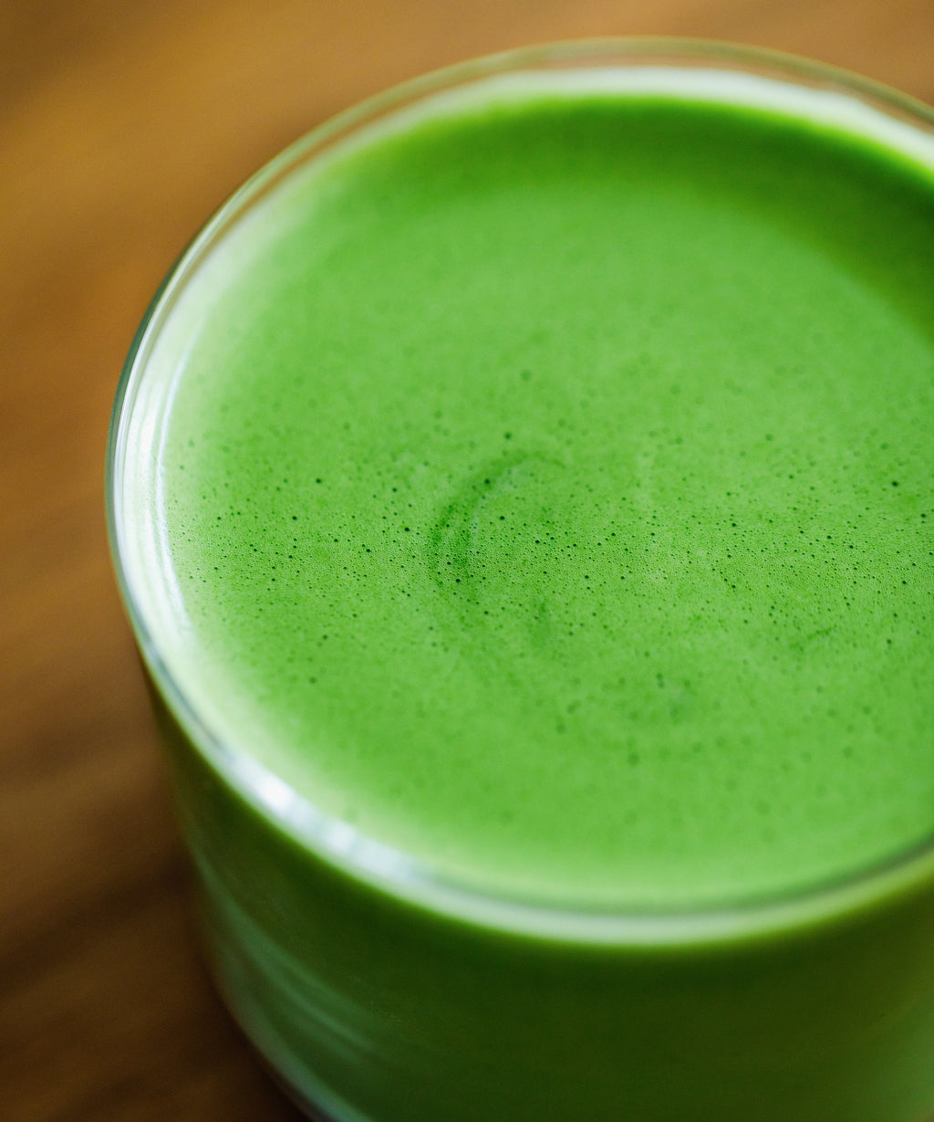 Kirari matcha latte styled at the Cultivate Tea back bar