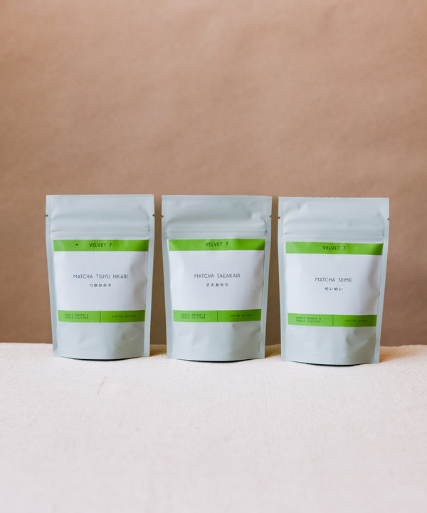 Matcha Velvet 7 Tasting Flight