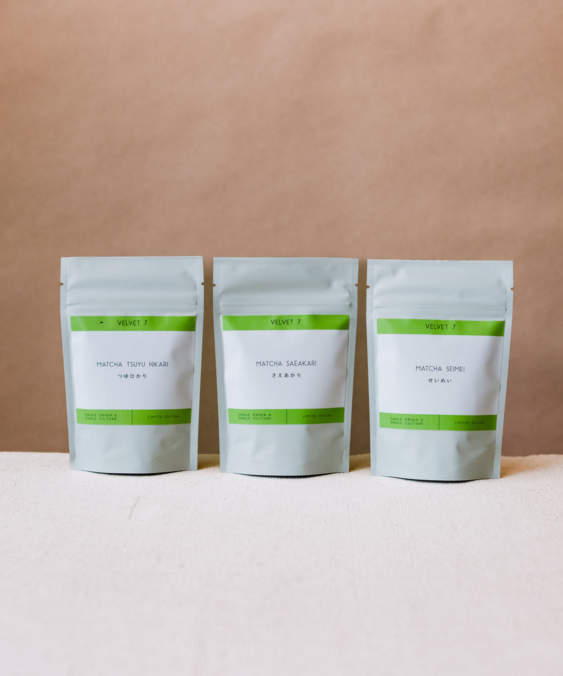 Matcha Velvet 7 Tasting Flight