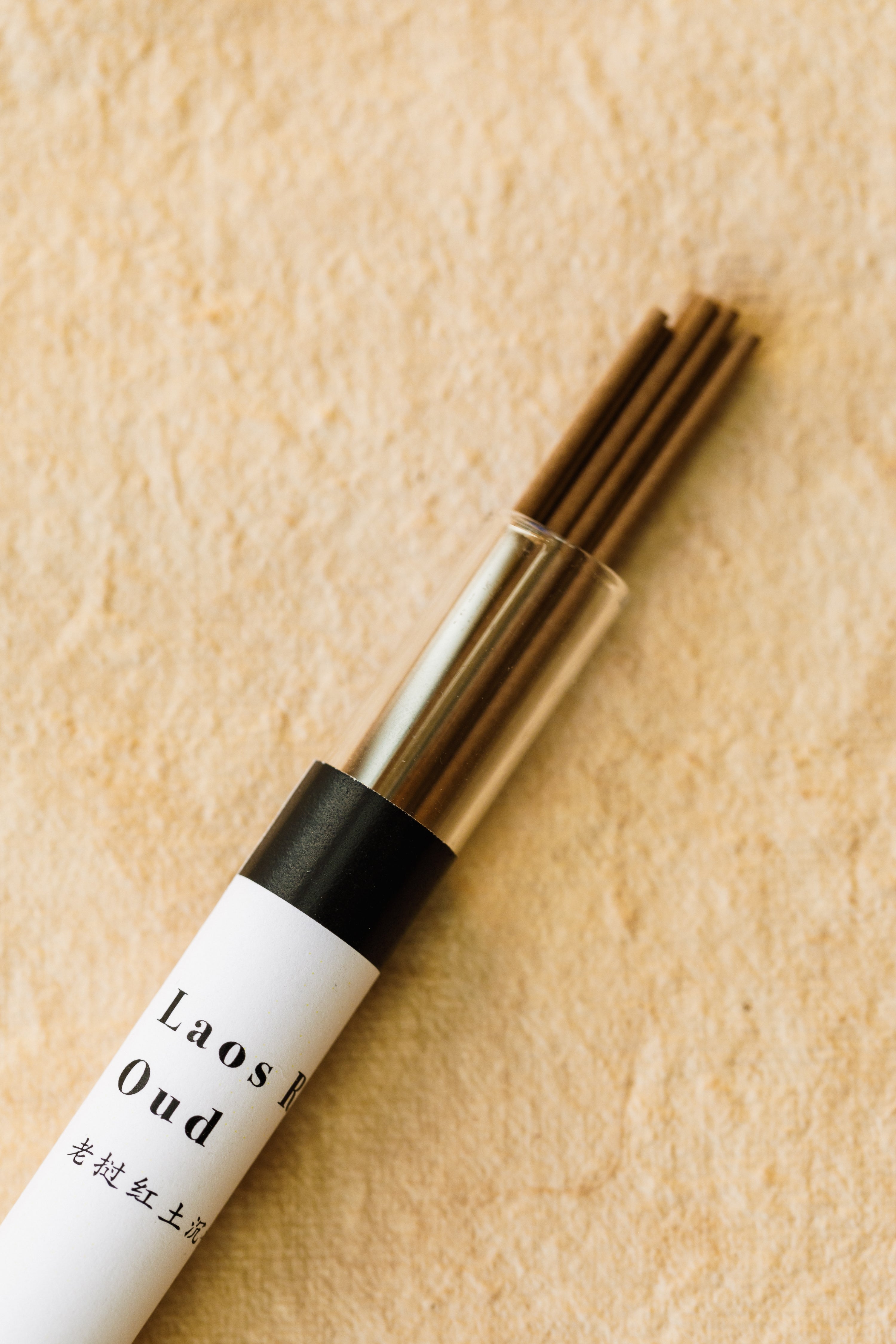 Laos Red Soil Oud agarwood incense sticks, sweet and fruity like lychee wood