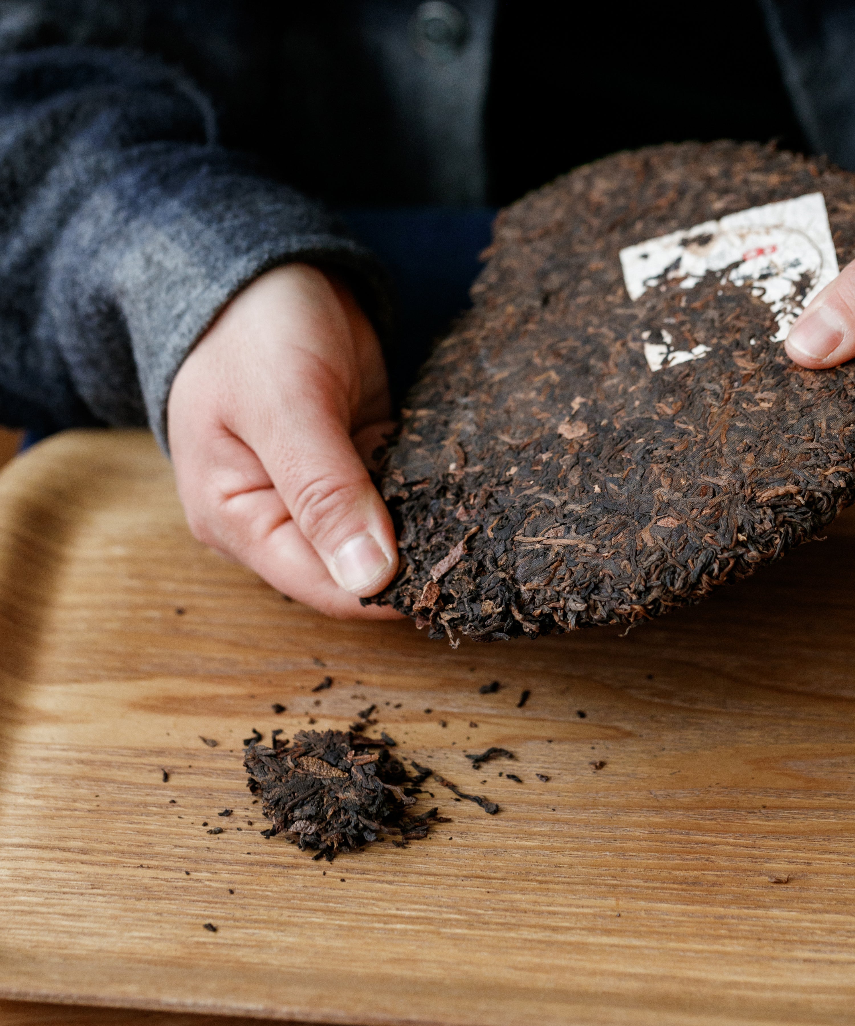 2008 Pu'erh & Aged Orange Peel dry tea — ripe pu'erh from Menghai with aged Chen Pi, Xinhui