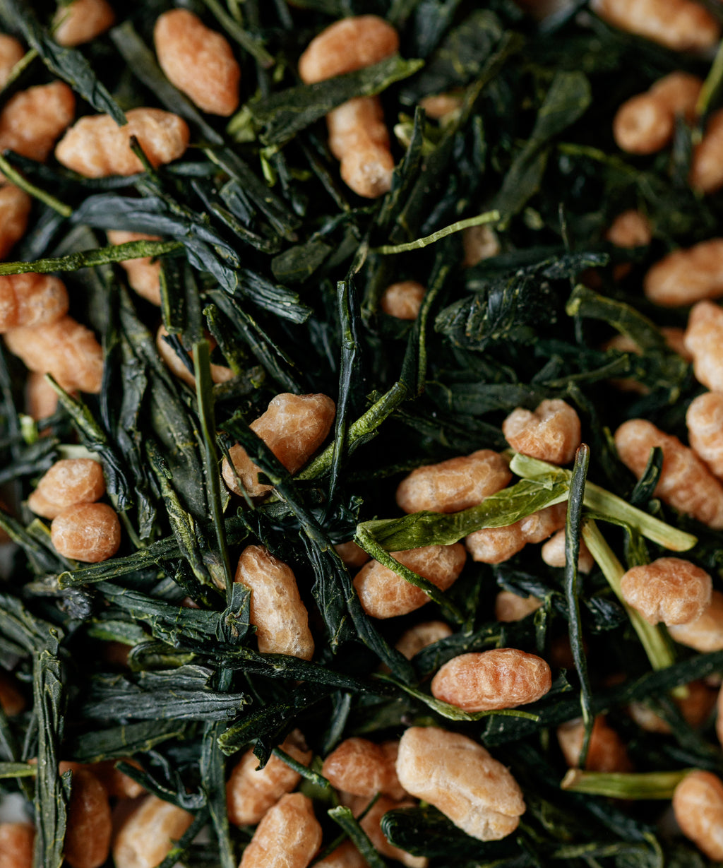 Kaga Genmaicha sencha and toasted rice blend by Maruhachi Tea Factory (founded 1863), Kaga Ishikawa